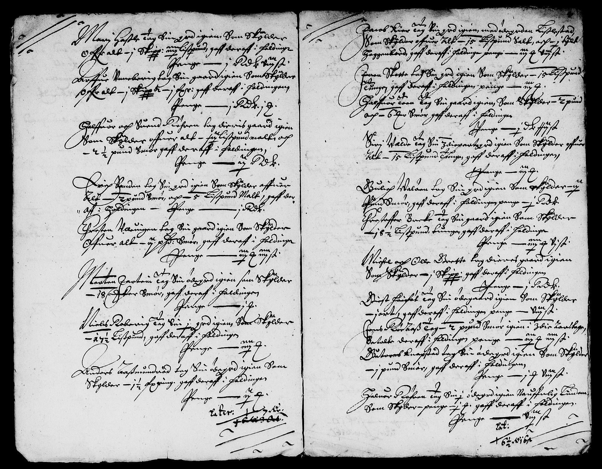 Rentekammeret inntil 1814, Reviderte regnskaper, Lensregnskaper, AV/RA-EA-5023/R/Rb/Rbo/L0032: Tønsberg len, 1653-1656