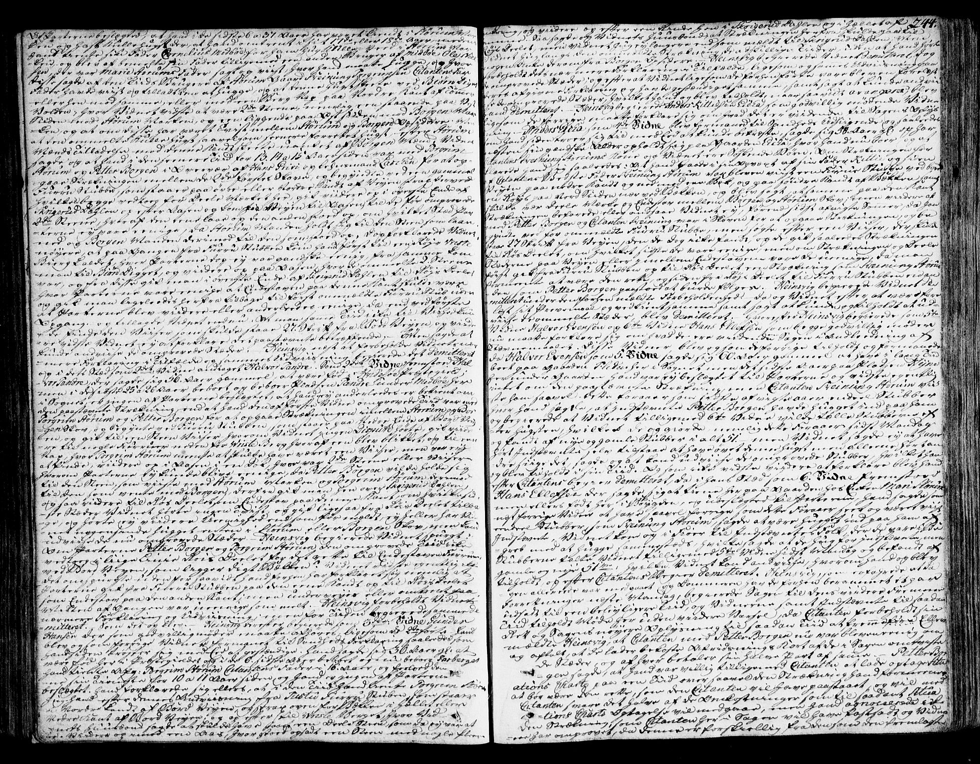 Nedre Telemark sorenskriveri, SAKO/A-135/F/Fa/L0027: Tingbok, 1777-1781, s. 244