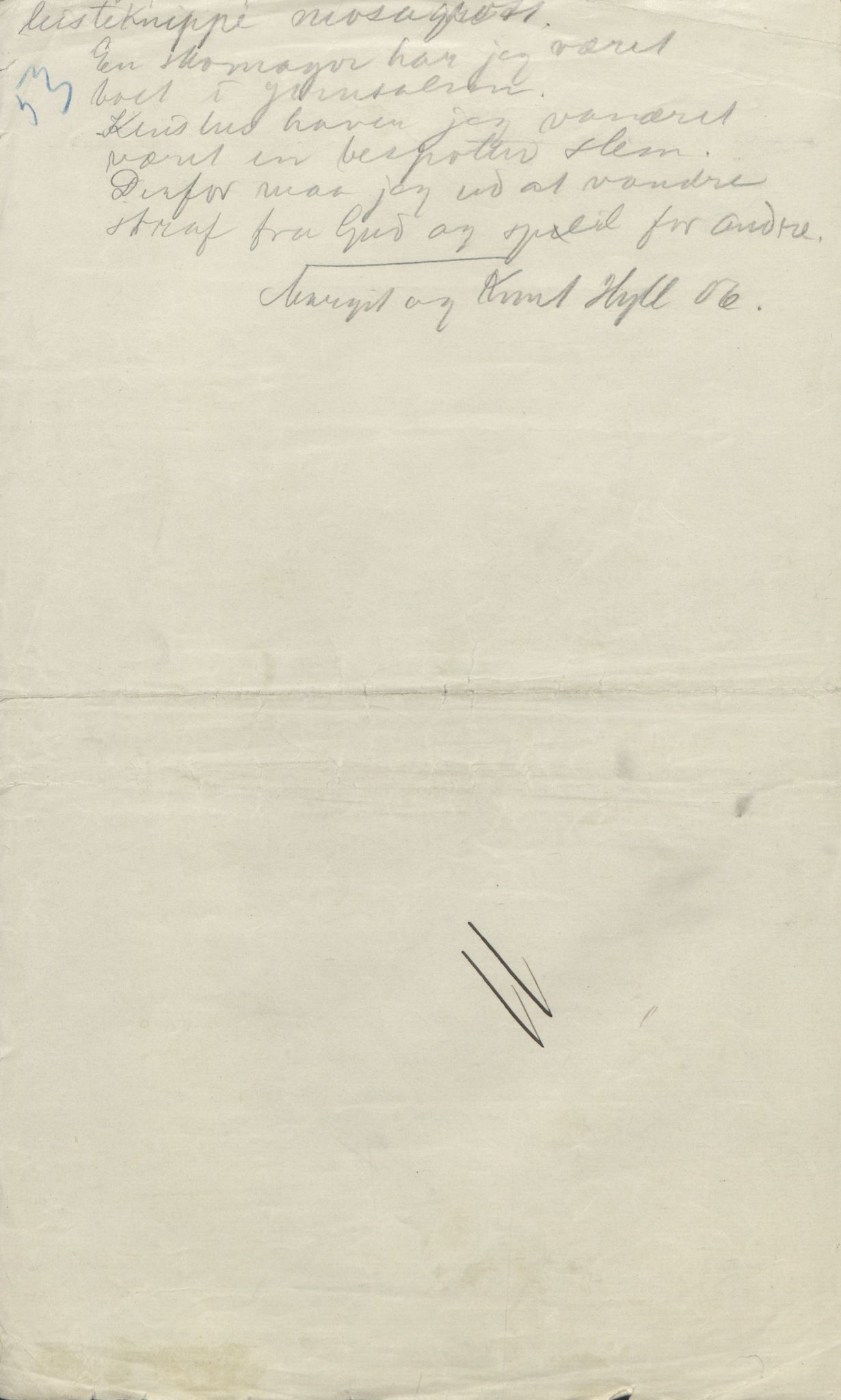Rikard Berge, TEMU/TGM-A-1003/F/L0004/0049: 101-159 / 152 Om bygdefolk. Stev om jente. Blodstemming, 1904-1906, s. 53