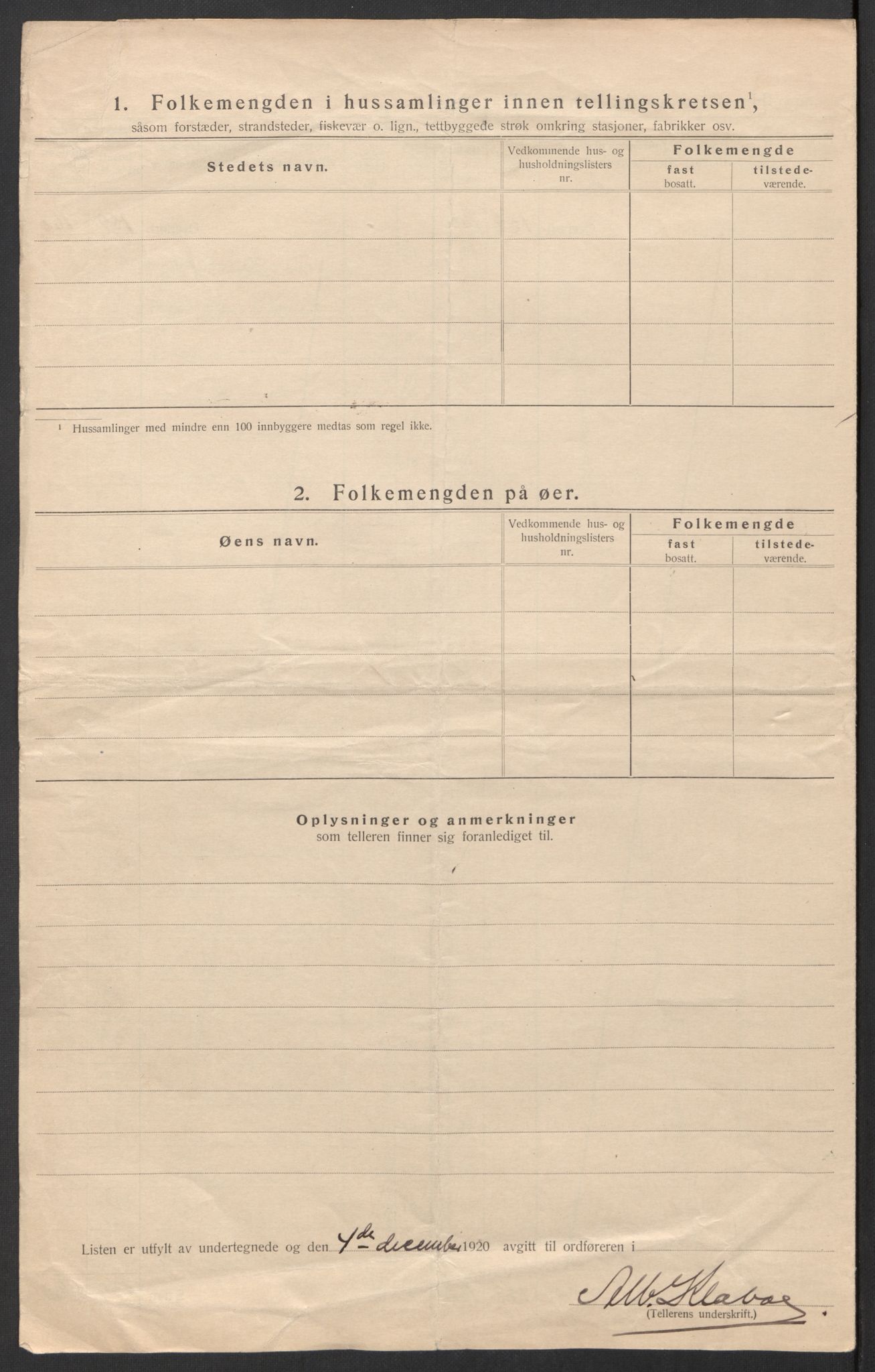 SAT, Folketelling 1920 for 1828 Nesna herred, 1920, s. 30