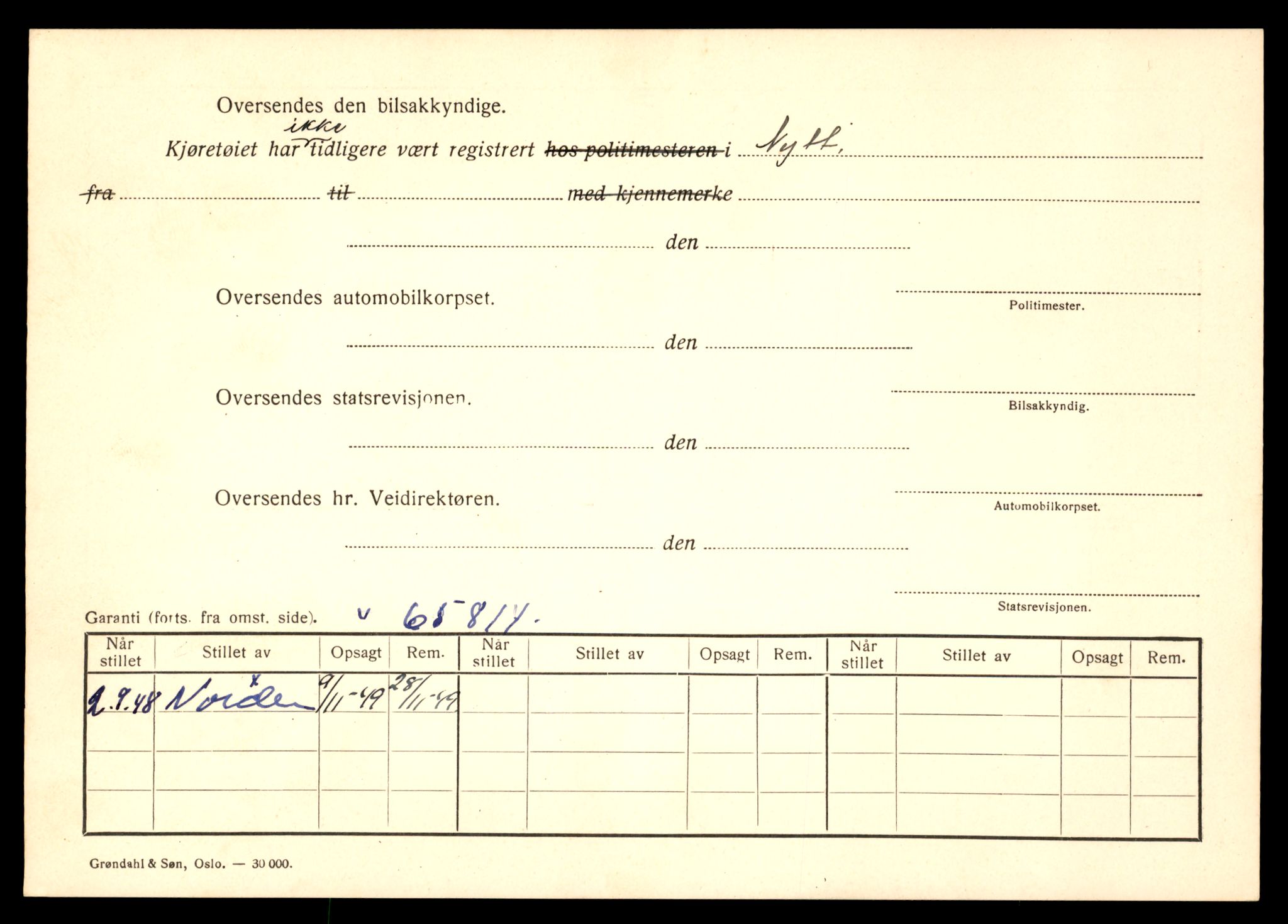 Møre og Romsdal vegkontor - Ålesund trafikkstasjon, SAT/A-4099/F/Fe/L0019: Registreringskort for kjøretøy T 10228 - T 10350, 1927-1998, s. 2474