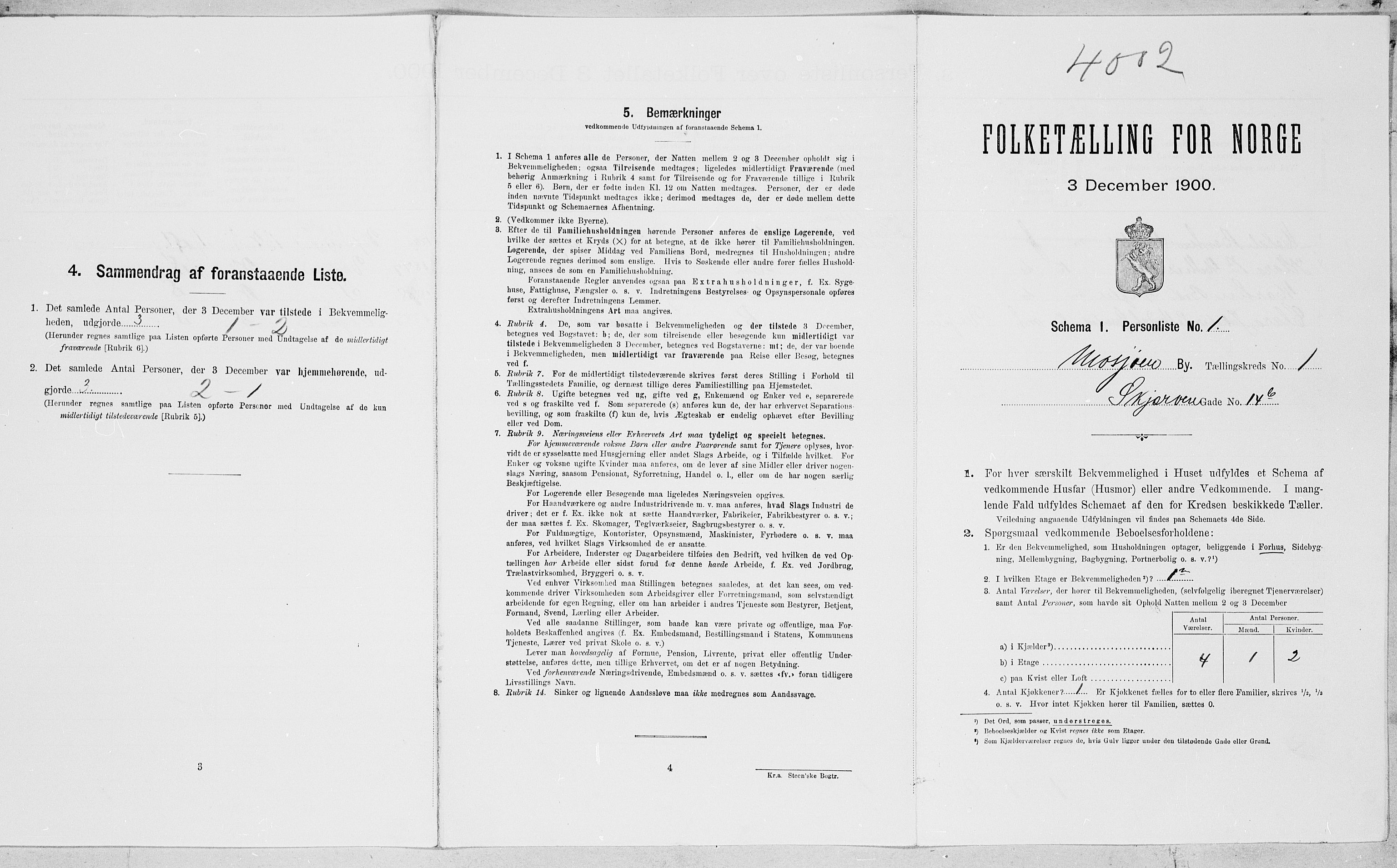 SAT, Folketelling 1900 for 1802 Mosjøen ladested, 1900, s. 253