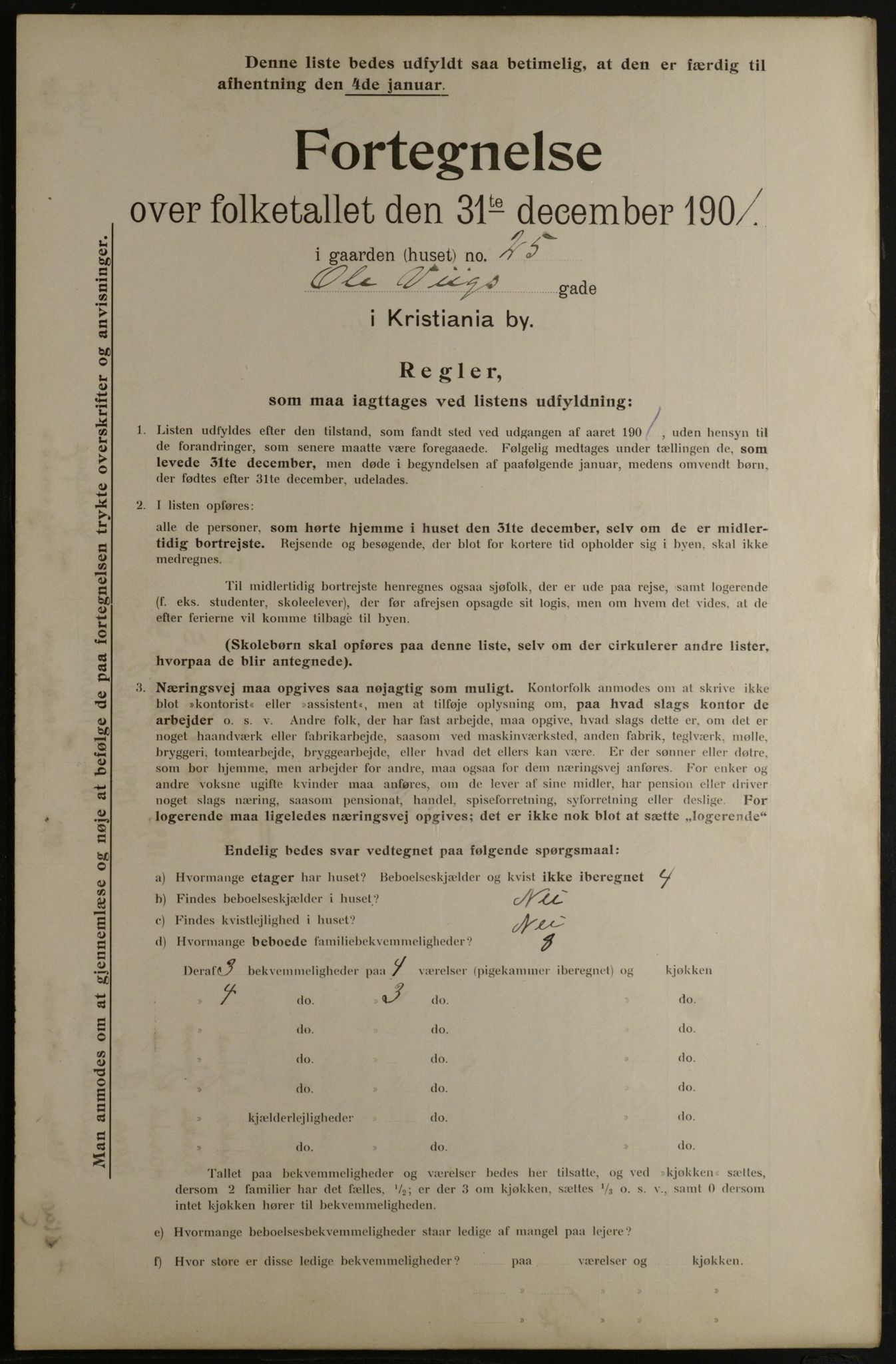 OBA, Kommunal folketelling 31.12.1901 for Kristiania kjøpstad, 1901, s. 11582