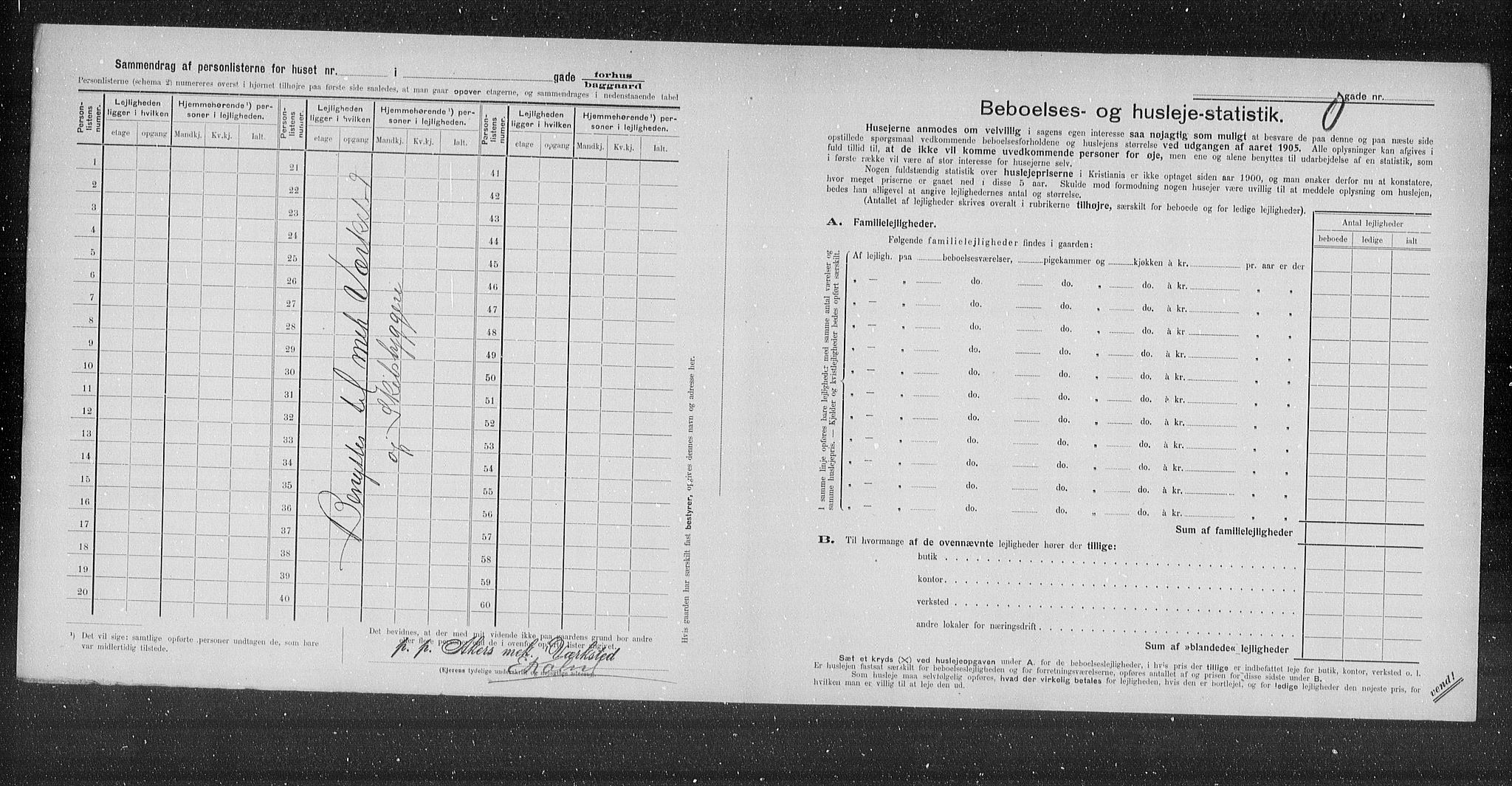 OBA, Kommunal folketelling 31.12.1905 for Kristiania kjøpstad, 1905, s. 8234