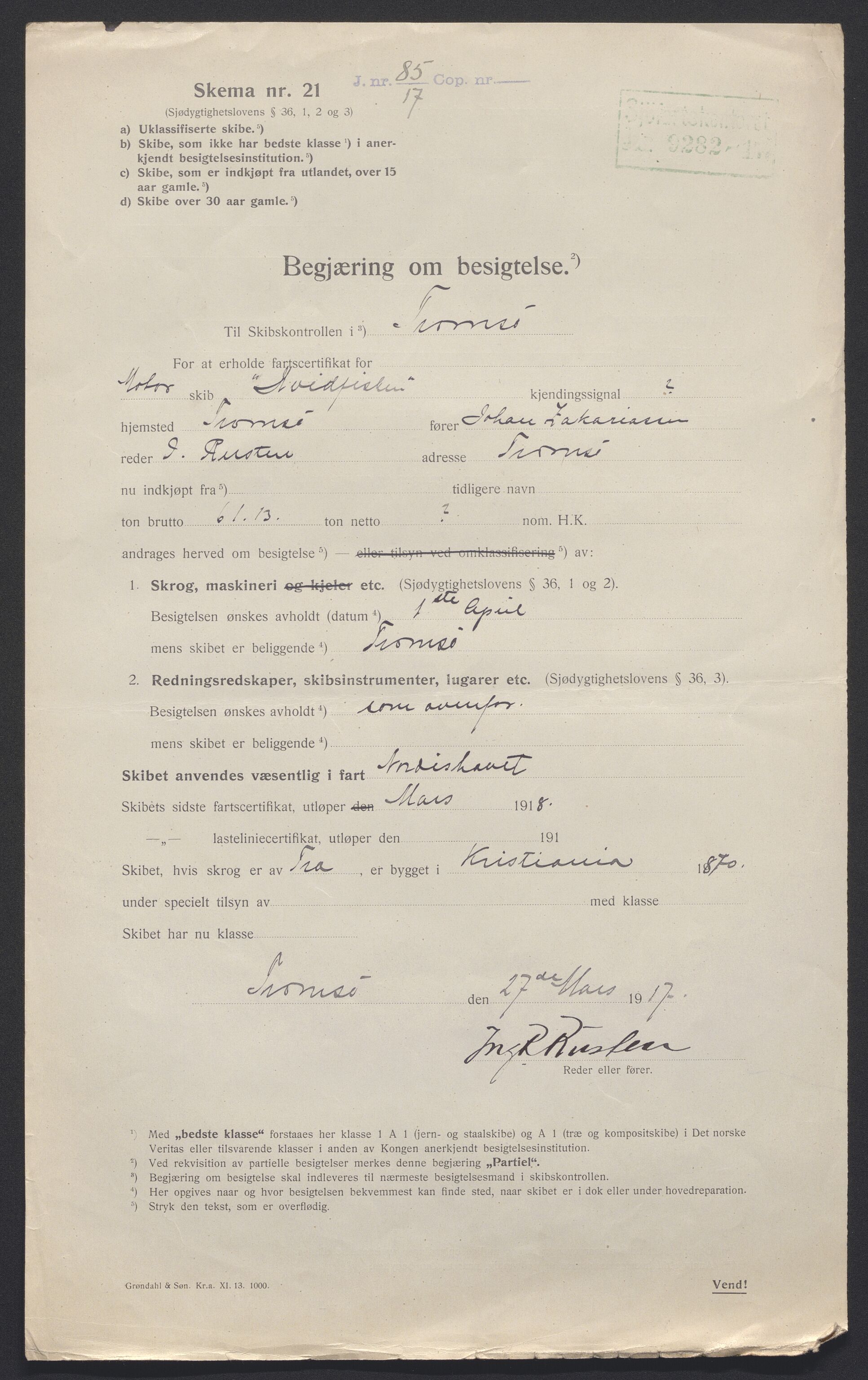 Sjøfartsdirektoratet med forløpere, skipsmapper slettede skip, AV/RA-S-4998/F/Fa/L0523: --, 1870-1934, s. 555