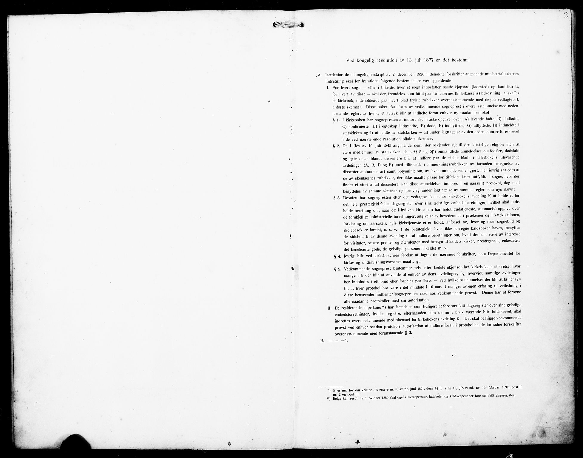 Austevoll sokneprestembete, AV/SAB-A-74201/H/Ha/Hab/Haba/L0005: Klokkerbok nr. A 5, 1913-1925, s. 2