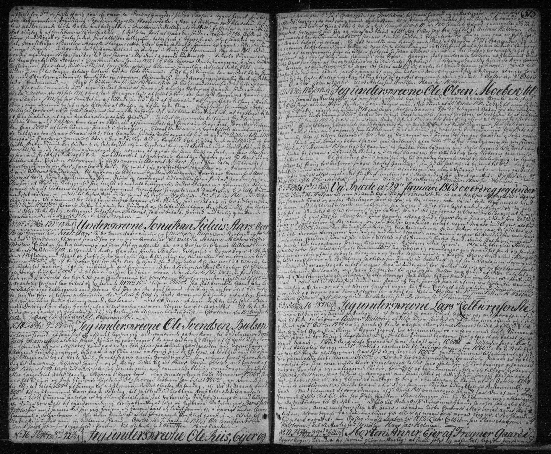 Aker sorenskriveri, SAO/A-10895/G/Gb/Gba/L0007: Pantebok nr. I 7, 1804-1813, s. 515