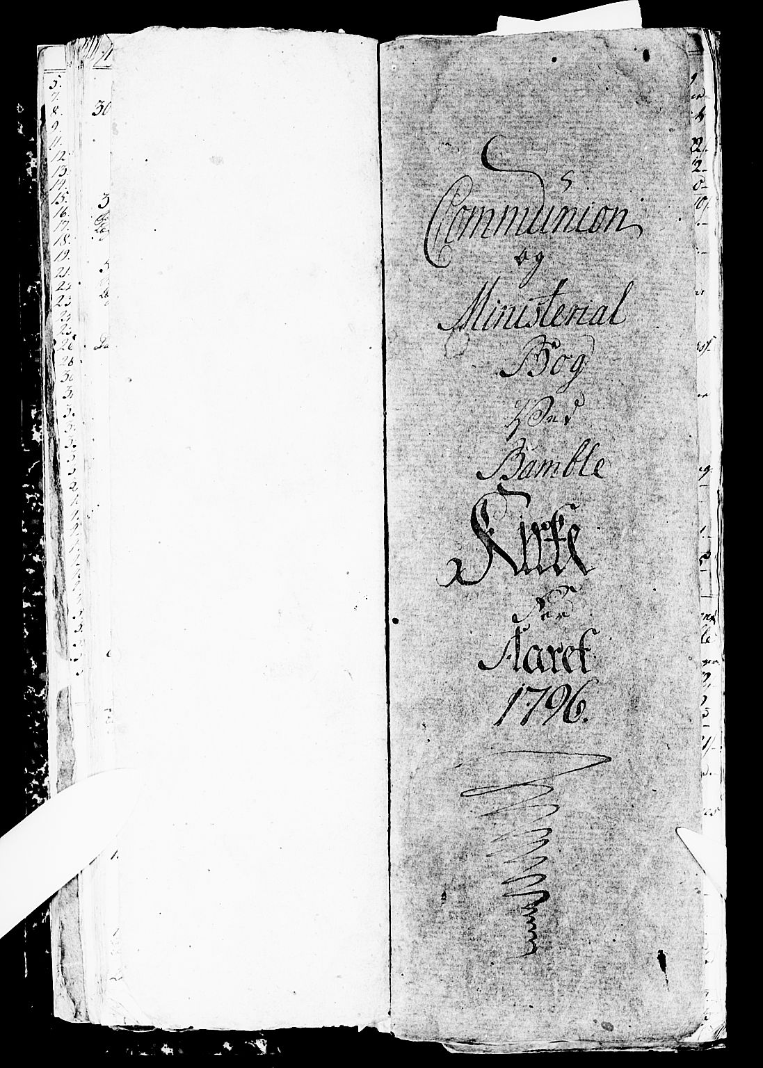Bamble kirkebøker, SAKO/A-253/G/Ga/L0002: Klokkerbok nr. I 2, 1794-1800