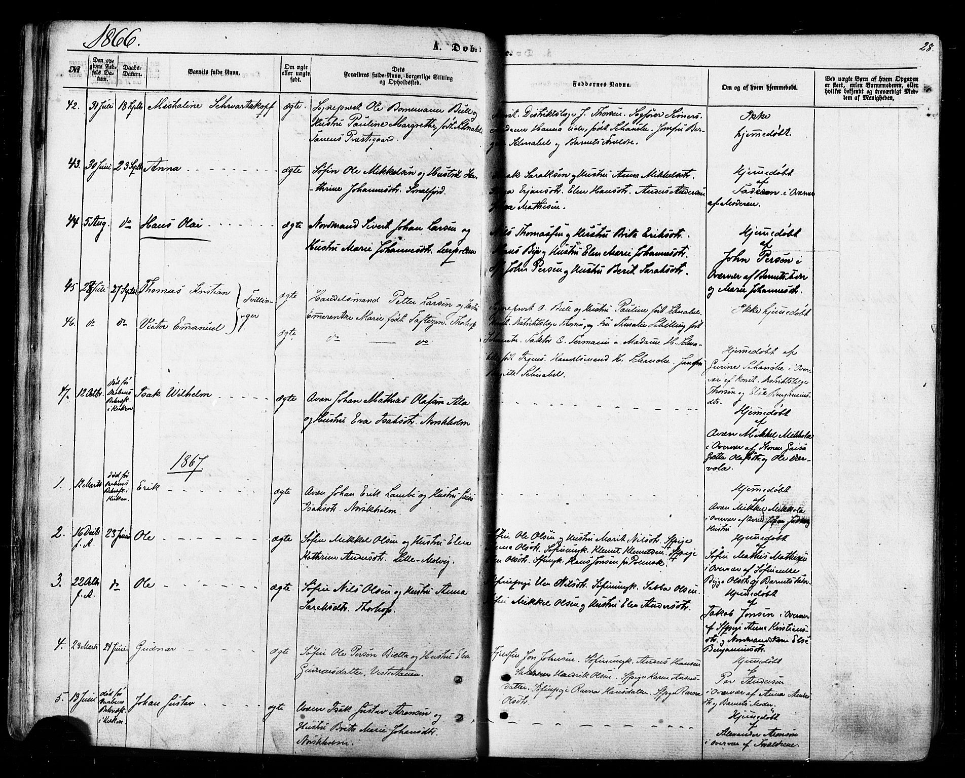 Tana sokneprestkontor, AV/SATØ-S-1334/H/Ha/L0002kirke: Ministerialbok nr. 2 /1, 1861-1877, s. 28
