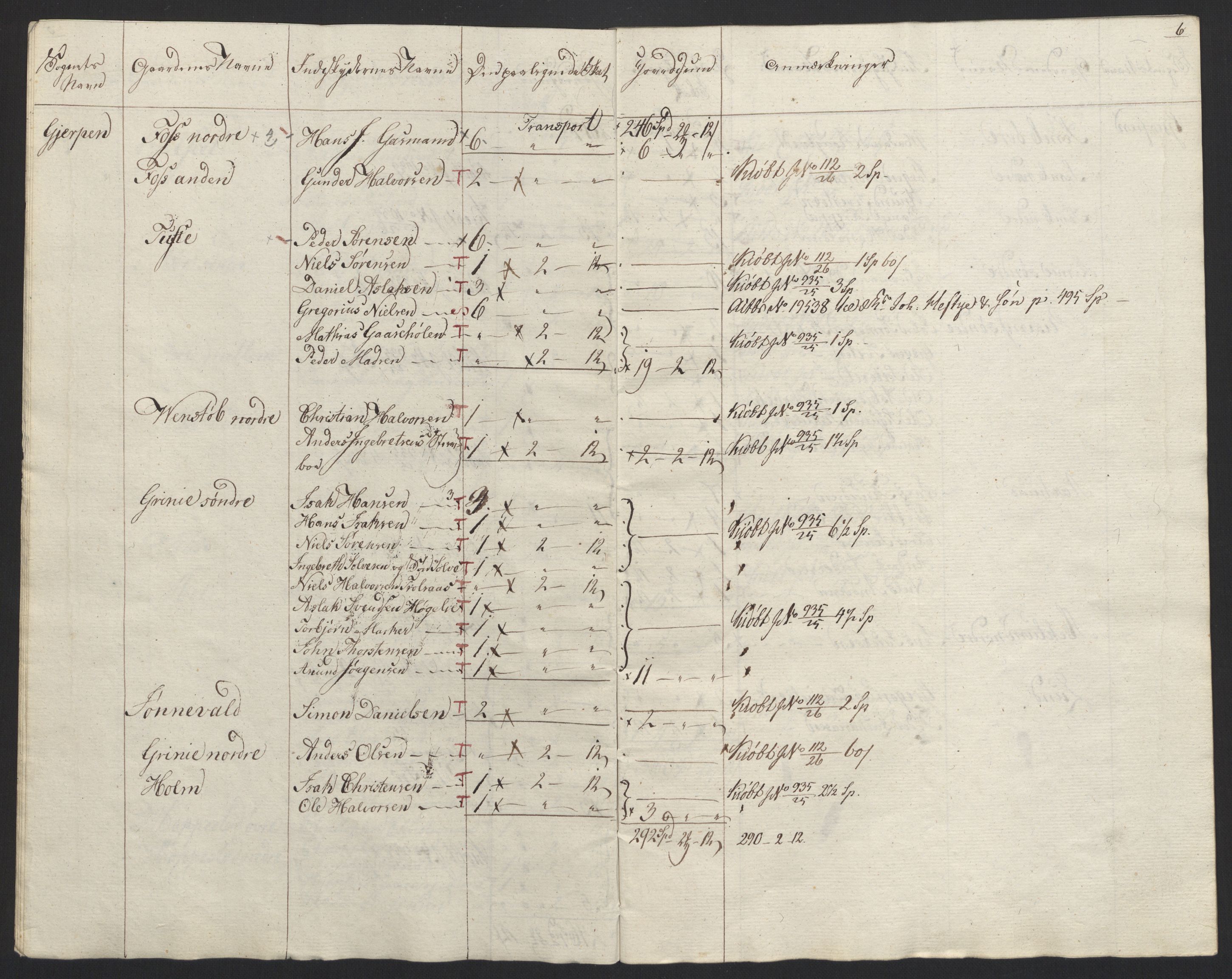 Sølvskatten 1816, NOBA/SOLVSKATTEN/A/L0025: Bind 27: Nedre Telemark fogderi, 1816-1824, s. 35