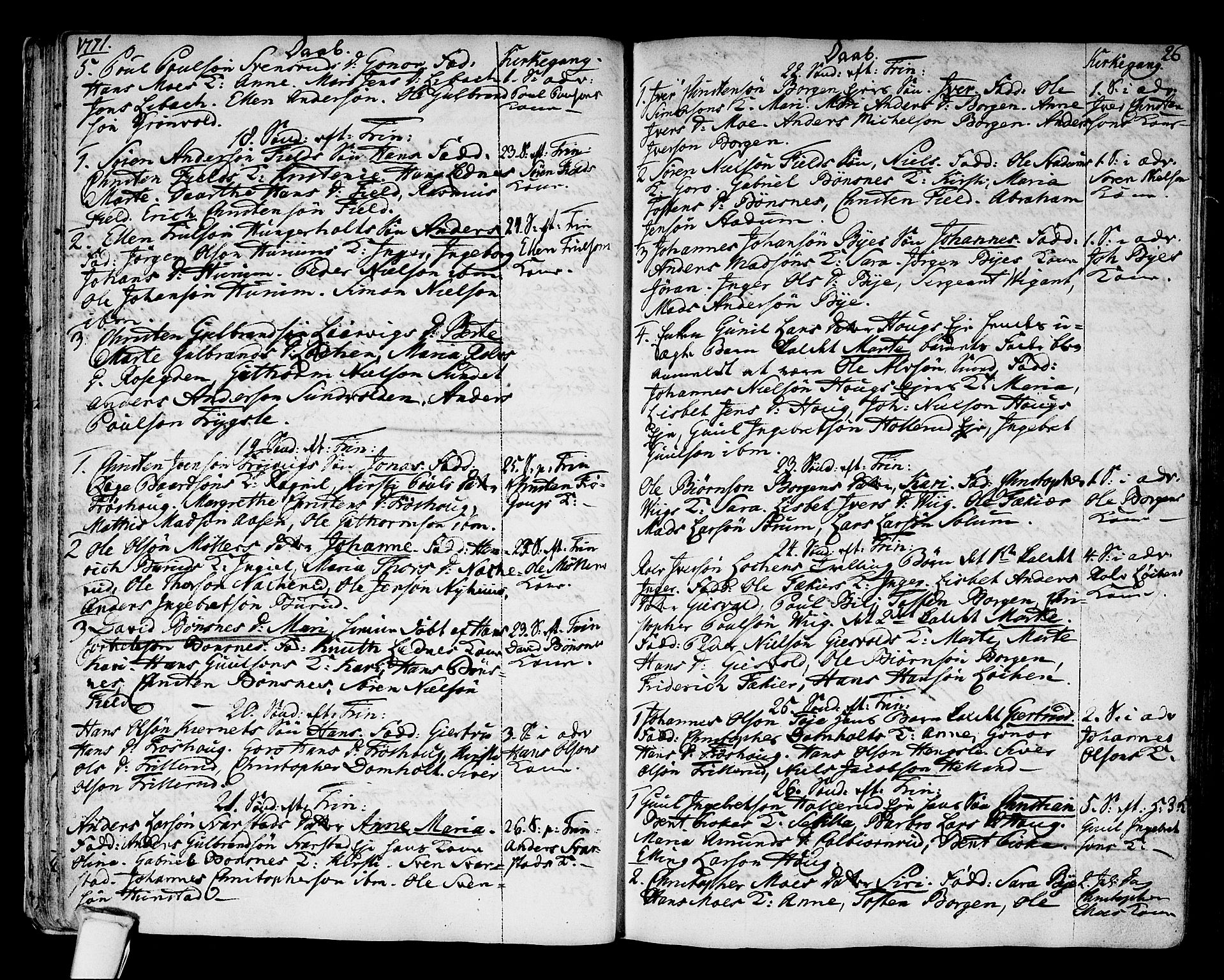 Hole kirkebøker, SAKO/A-228/F/Fa/L0002: Ministerialbok nr. I 2, 1766-1814, s. 26