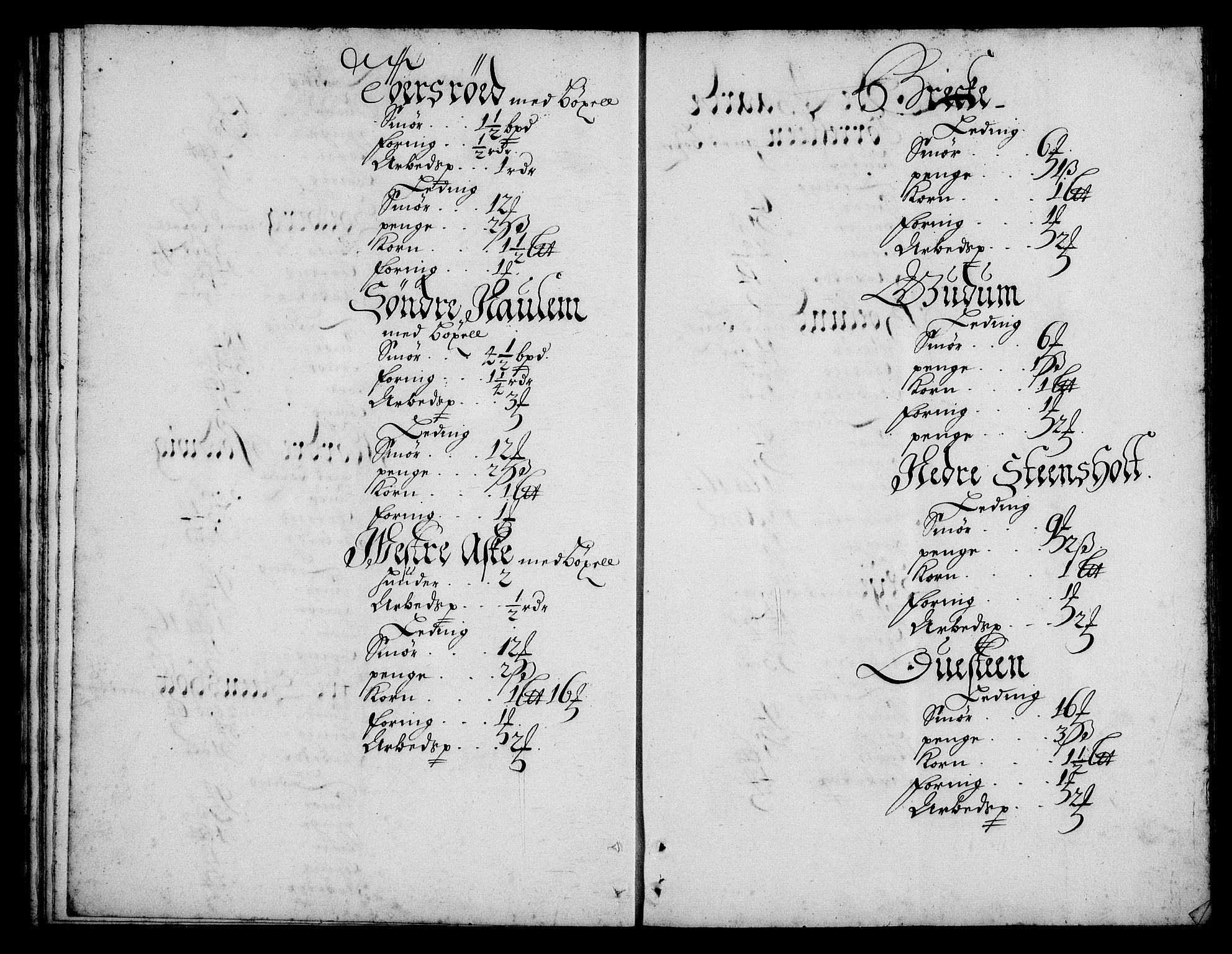 Rentekammeret inntil 1814, Realistisk ordnet avdeling, AV/RA-EA-4070/N/Na/L0003/0007: [XI h]: Tønsbergs amt og Larvik grevskaps jordebøker: / Larvik grevskaps jordebok, 1692