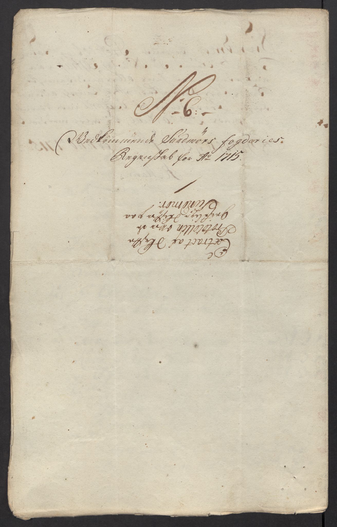 Rentekammeret inntil 1814, Reviderte regnskaper, Fogderegnskap, RA/EA-4092/R54/L3567: Fogderegnskap Sunnmøre, 1715, s. 143