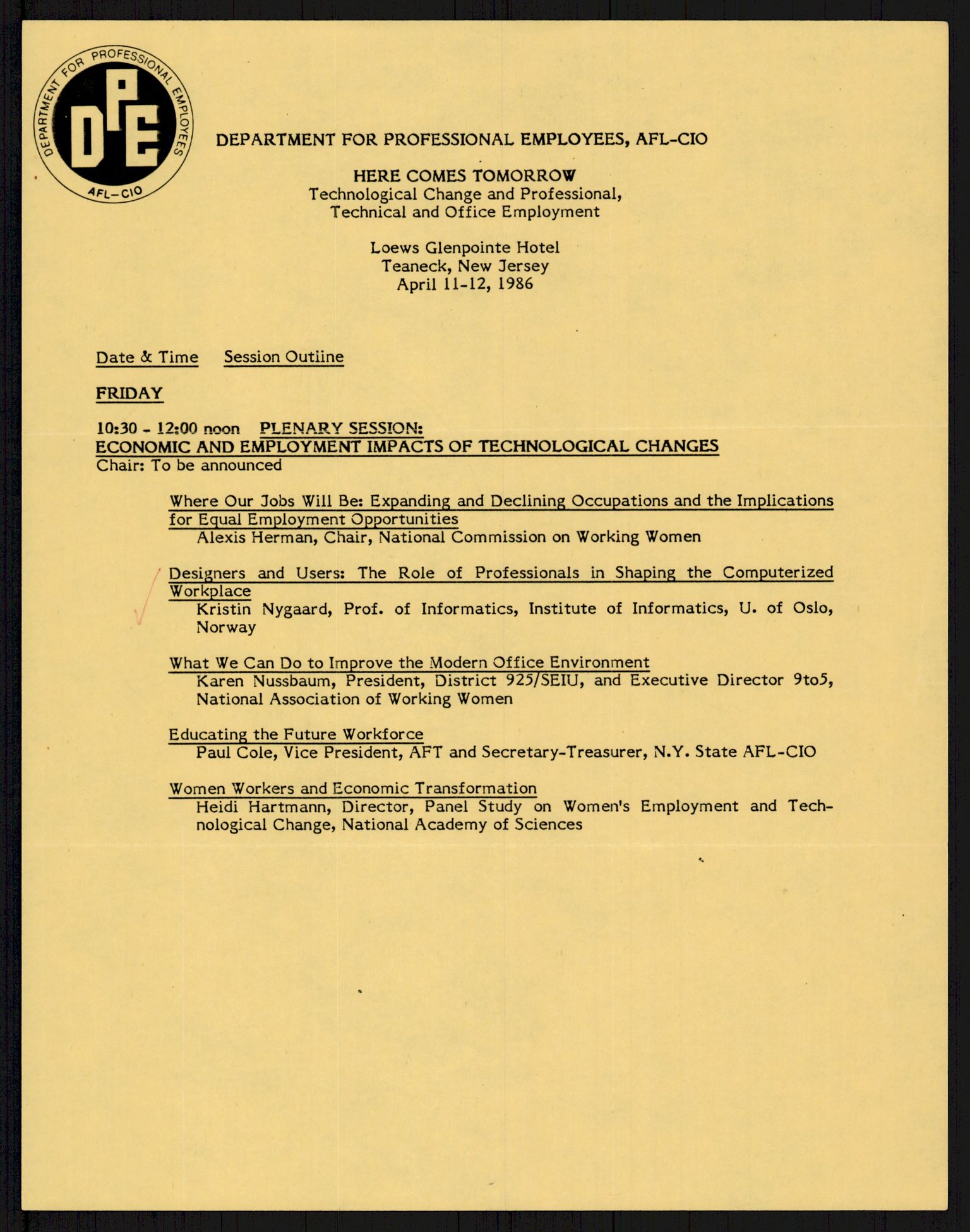 Nygaard, Kristen, AV/RA-PA-1398/F/Fi/L0012: Fagbevegelse, demokrati, Jern- og Metallprosjektet, 1970-2002, s. 884