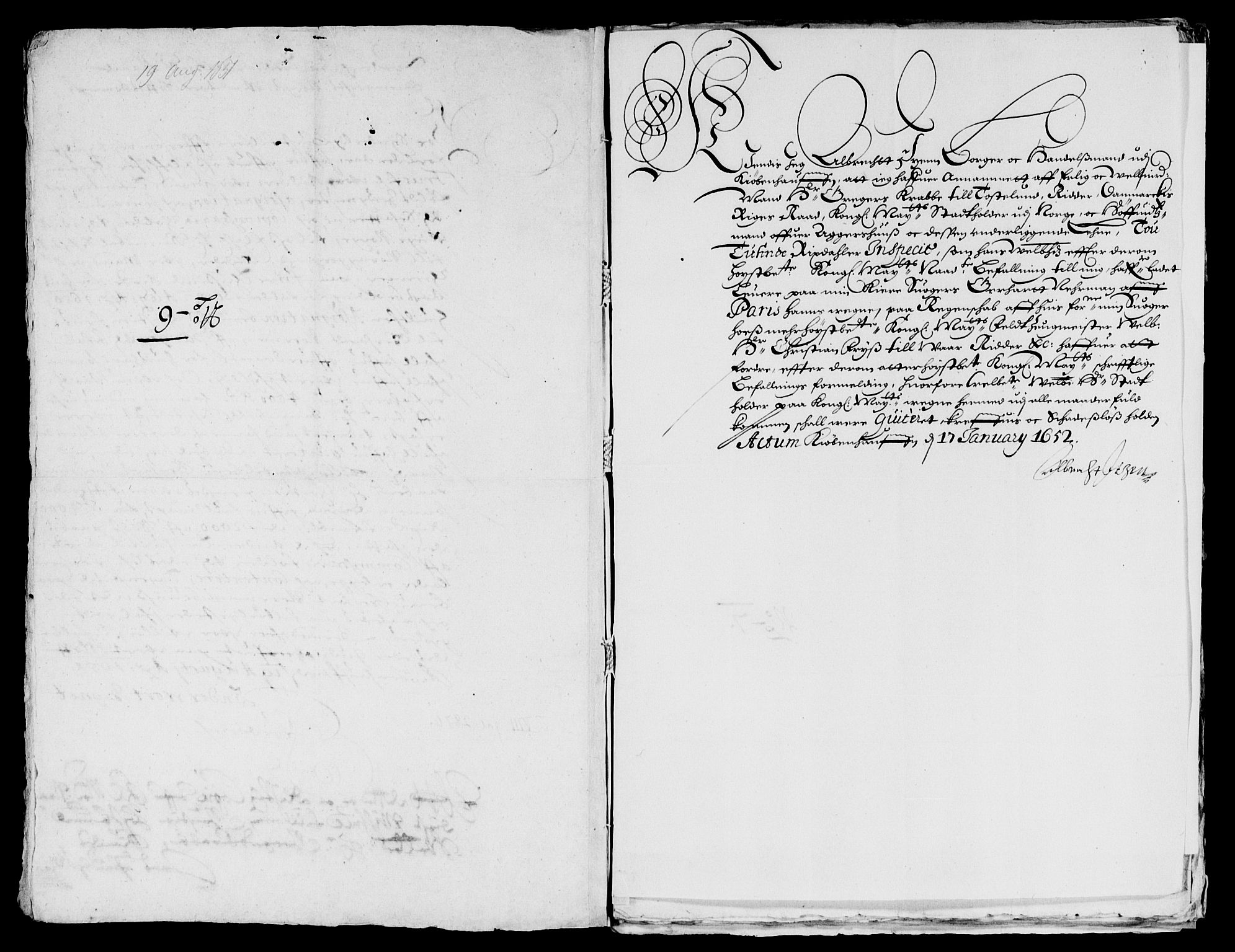 Rentekammeret inntil 1814, Reviderte regnskaper, Lensregnskaper, AV/RA-EA-5023/R/Rb/Rba/L0206: Akershus len, 1651-1652