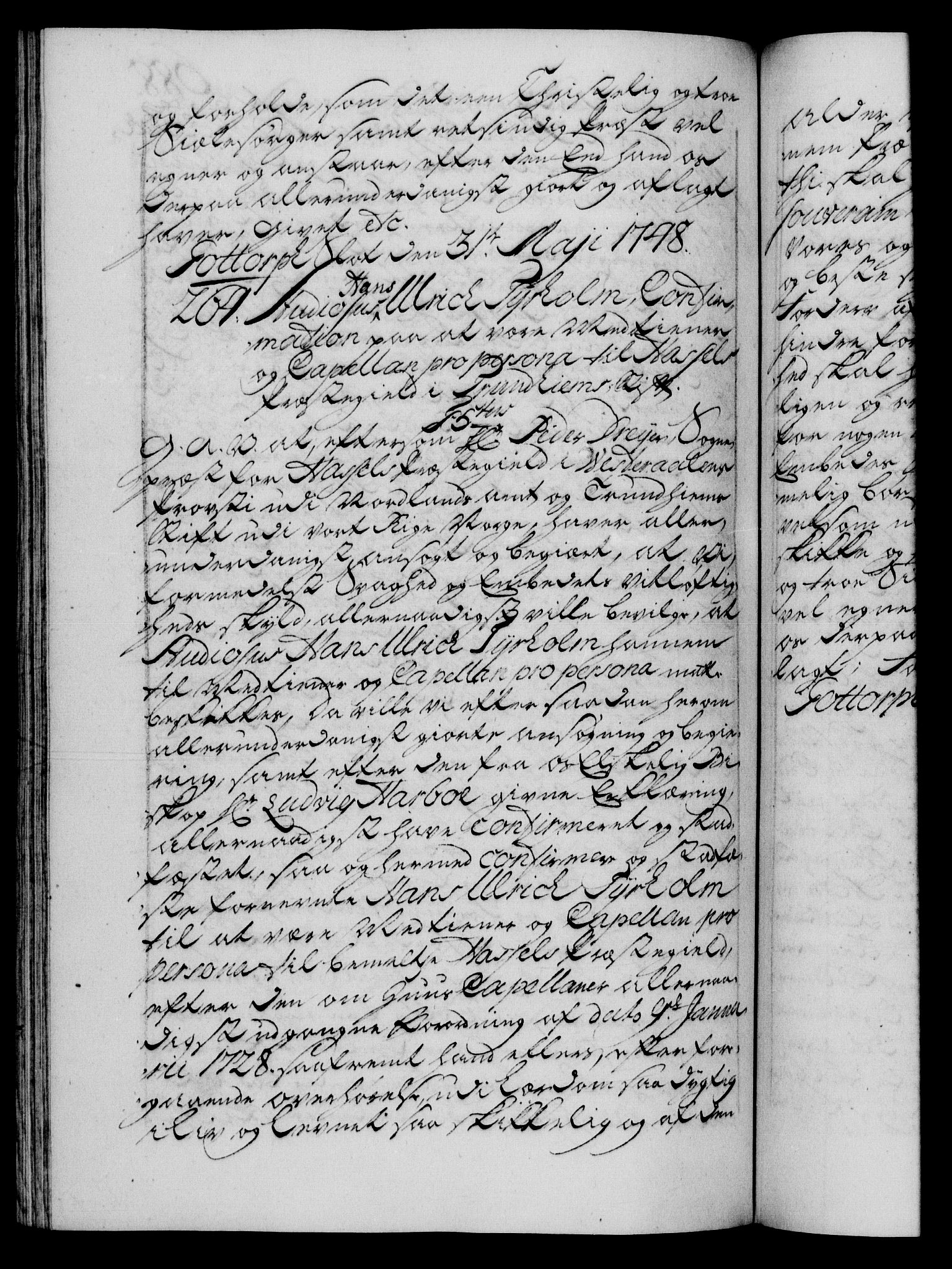 Danske Kanselli 1572-1799, RA/EA-3023/F/Fc/Fca/Fcaa/L0035: Norske registre, 1746-1748, s. 688b