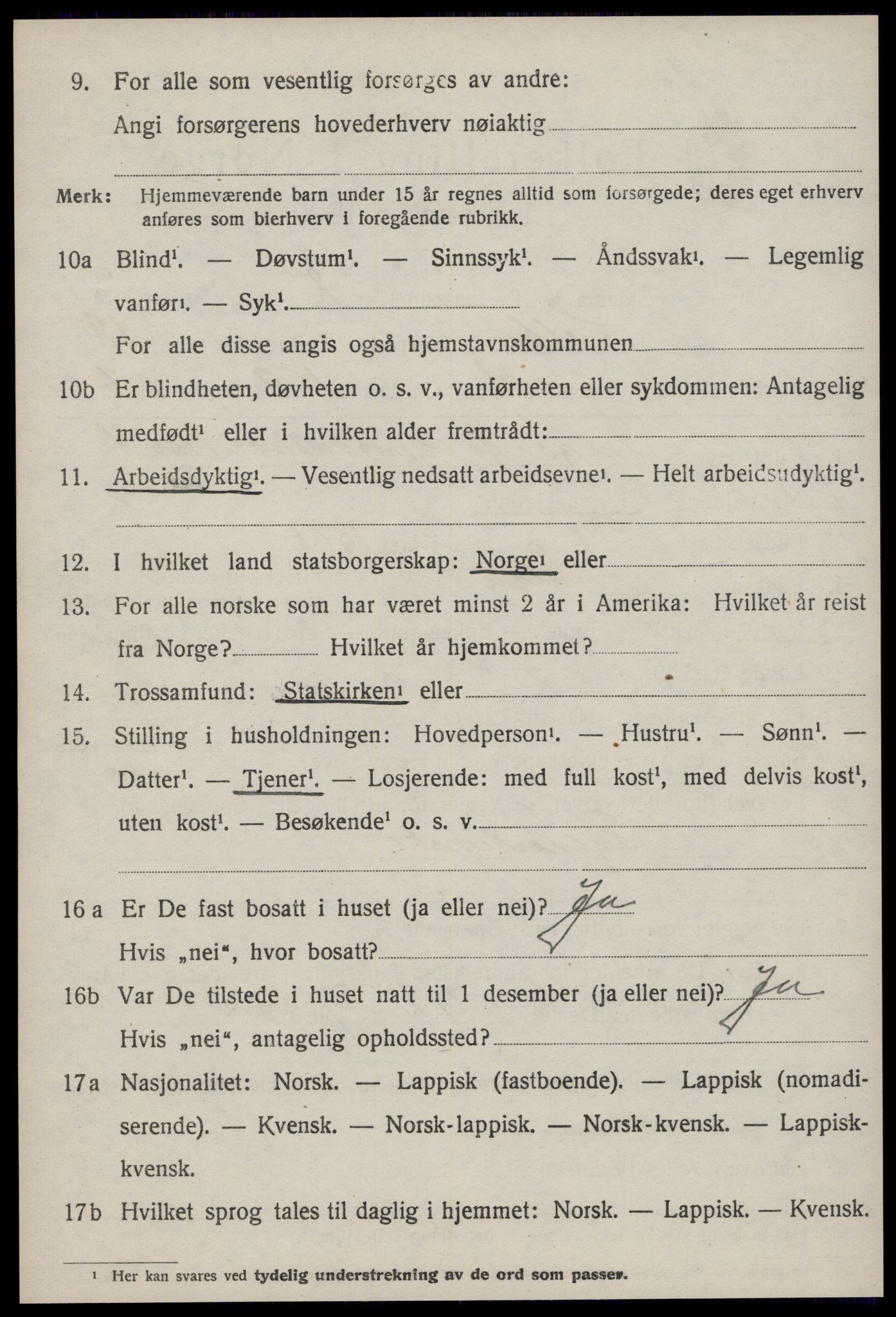 SAT, Folketelling 1920 for 1664 Selbu herred, 1920, s. 9761