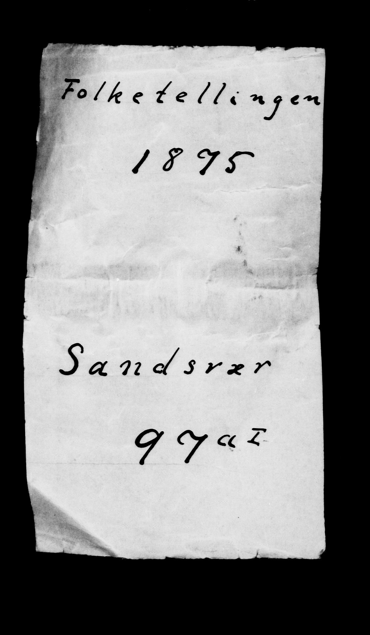 SAKO, Folketelling 1875 for 0629P Sandsvær prestegjeld, 1875, s. 166