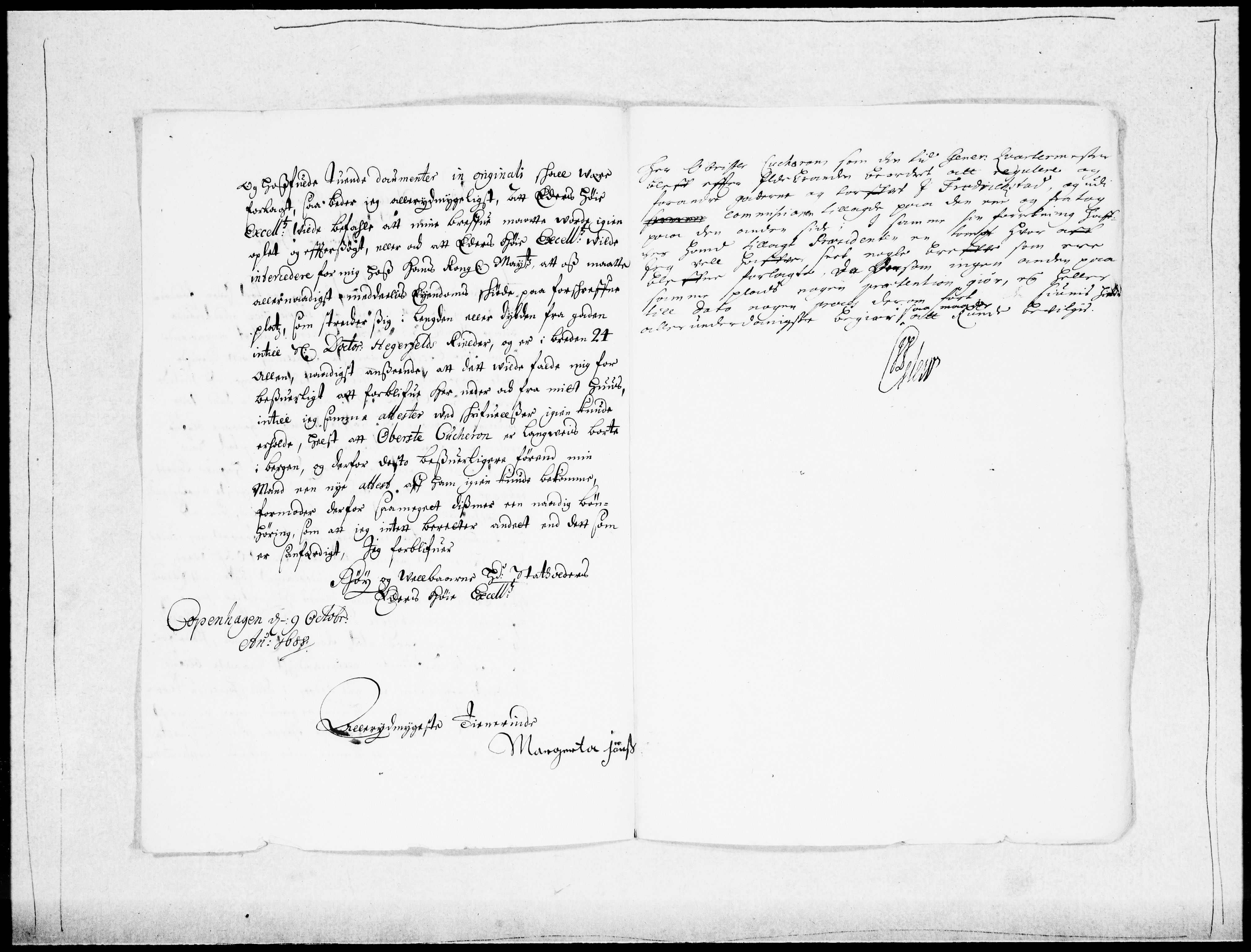 Danske Kanselli 1572-1799, AV/RA-EA-3023/F/Fc/Fcc/Fcca/L0042: Norske innlegg 1572-1799, 1688-1689, s. 101