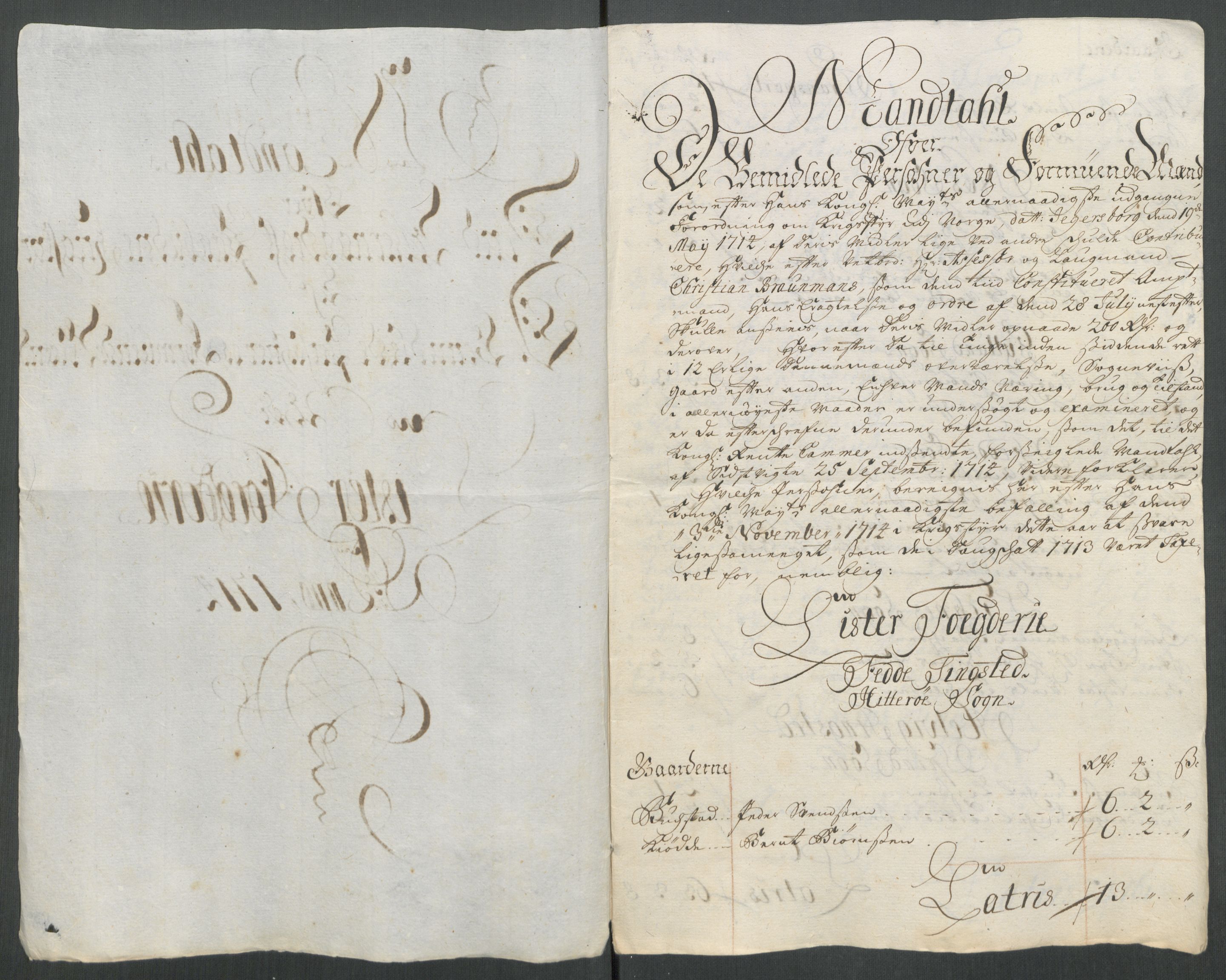 Rentekammeret inntil 1814, Reviderte regnskaper, Fogderegnskap, RA/EA-4092/R43/L2558: Fogderegnskap Lista og Mandal, 1714, s. 82