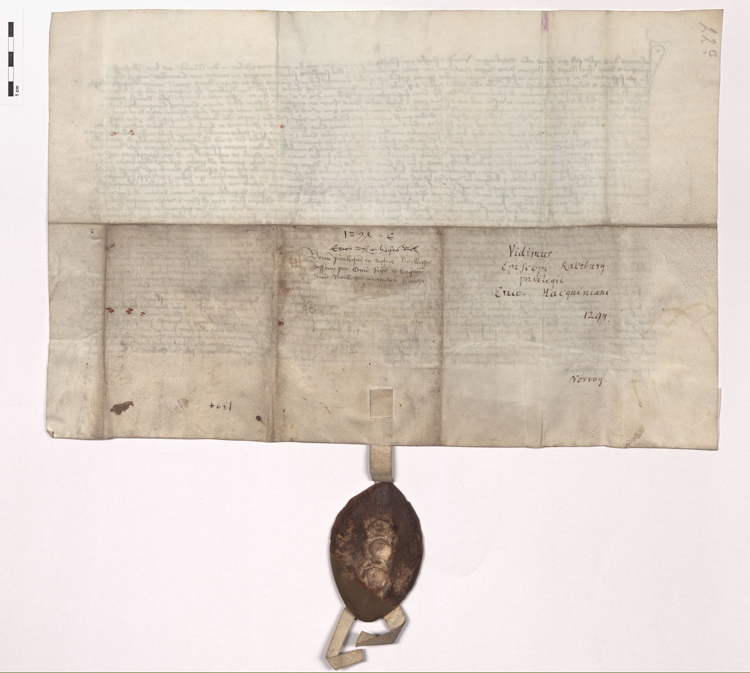 07.1 Urkunden, 3 Auswärtige Beziehungen (Externa), AHL/-/21: Norwegen (Norvagica); Kontor zu Bergen, 1247-1747, s. 202