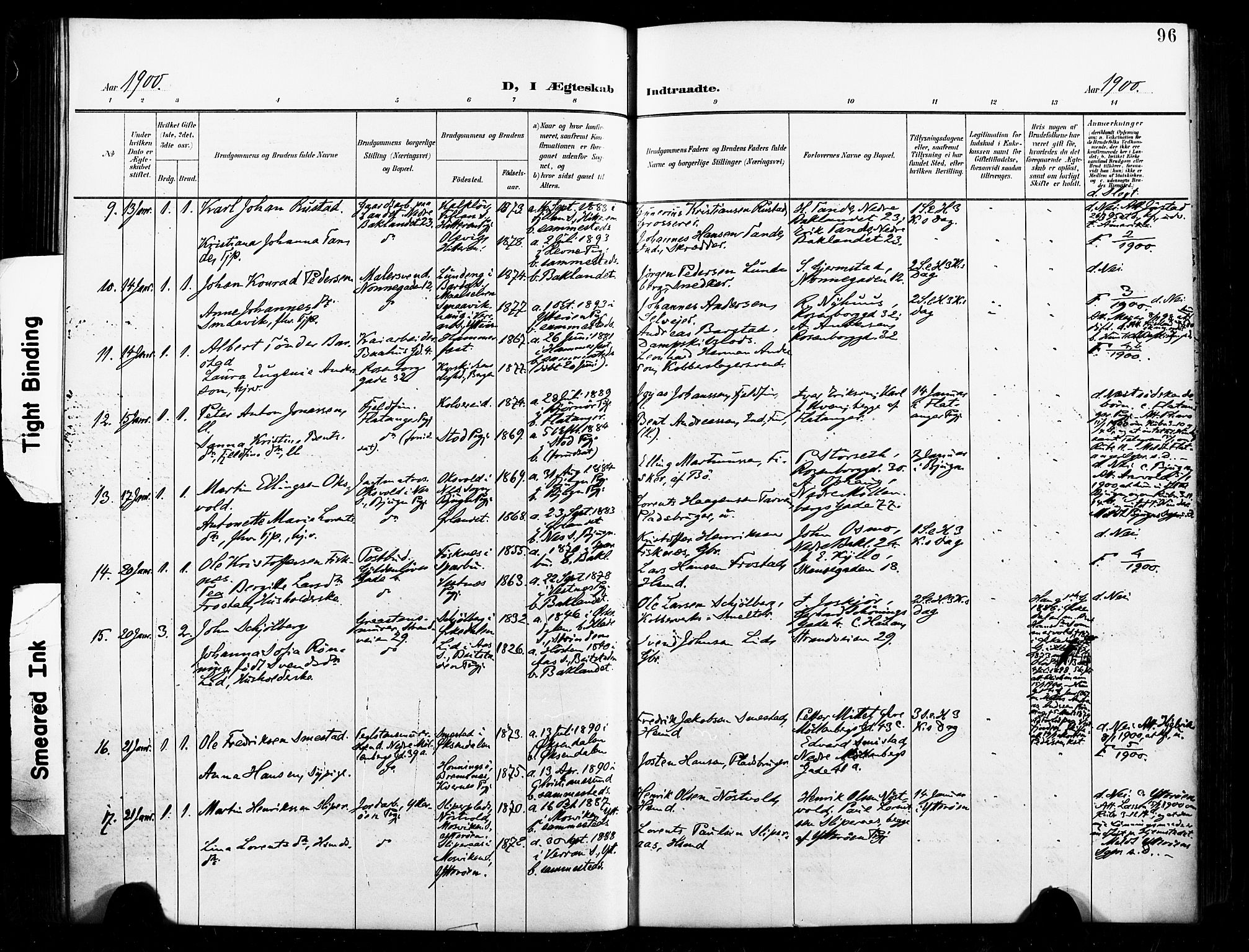 Ministerialprotokoller, klokkerbøker og fødselsregistre - Sør-Trøndelag, SAT/A-1456/604/L0198: Ministerialbok nr. 604A19, 1893-1900, s. 96