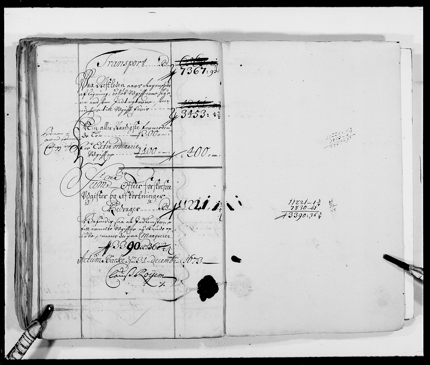 Rentekammeret inntil 1814, Reviderte regnskaper, Fogderegnskap, RA/EA-4092/R32/L1839: Fogderegnskap Jarlsberg grevskap, 1664-1673, s. 144