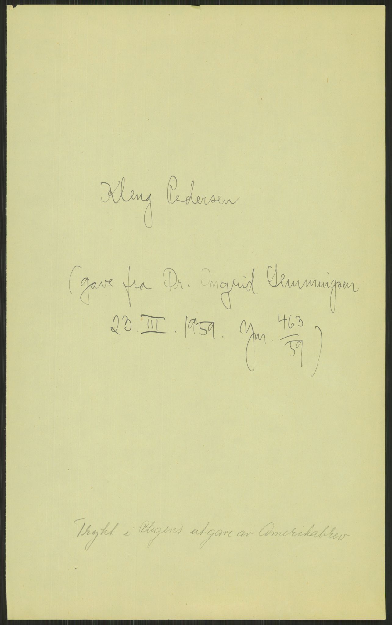 Samlinger til kildeutgivelse, Amerikabrevene, AV/RA-EA-4057/F/L0029: Innlån fra Rogaland: Helle - Tysvær, 1838-1914, s. 103