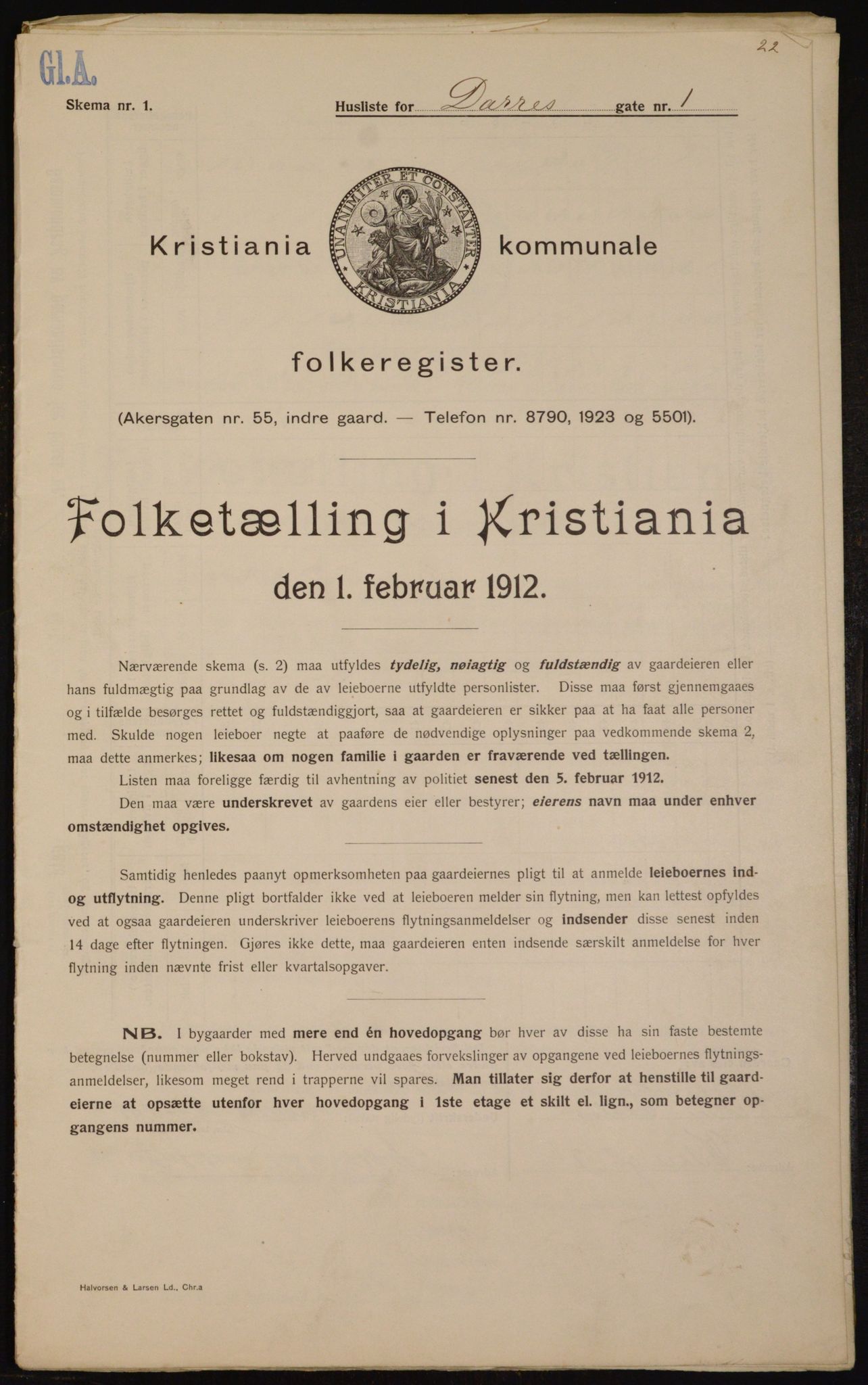 OBA, Kommunal folketelling 1.2.1912 for Kristiania, 1912, s. 15241