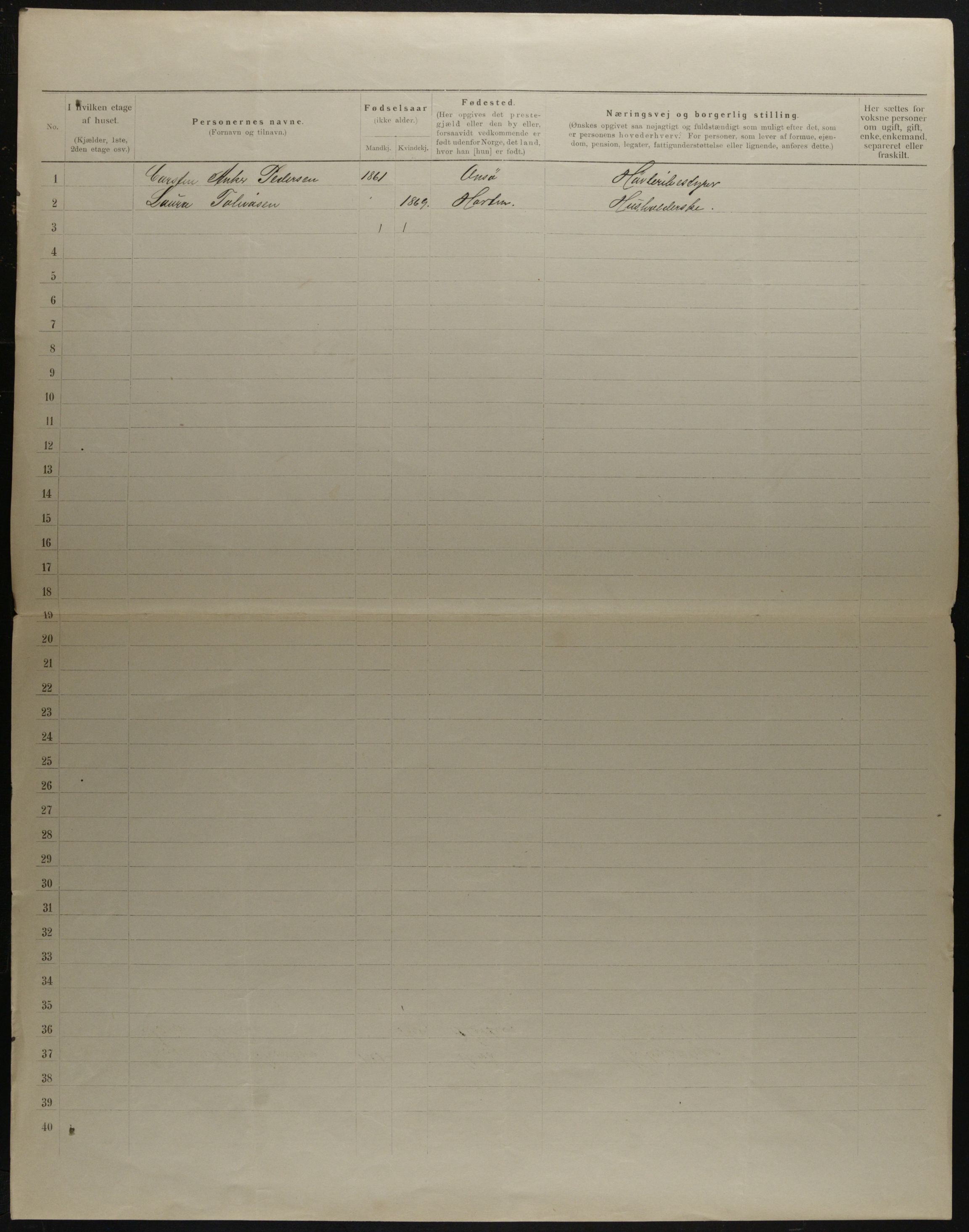 OBA, Kommunal folketelling 31.12.1901 for Kristiania kjøpstad, 1901, s. 16358