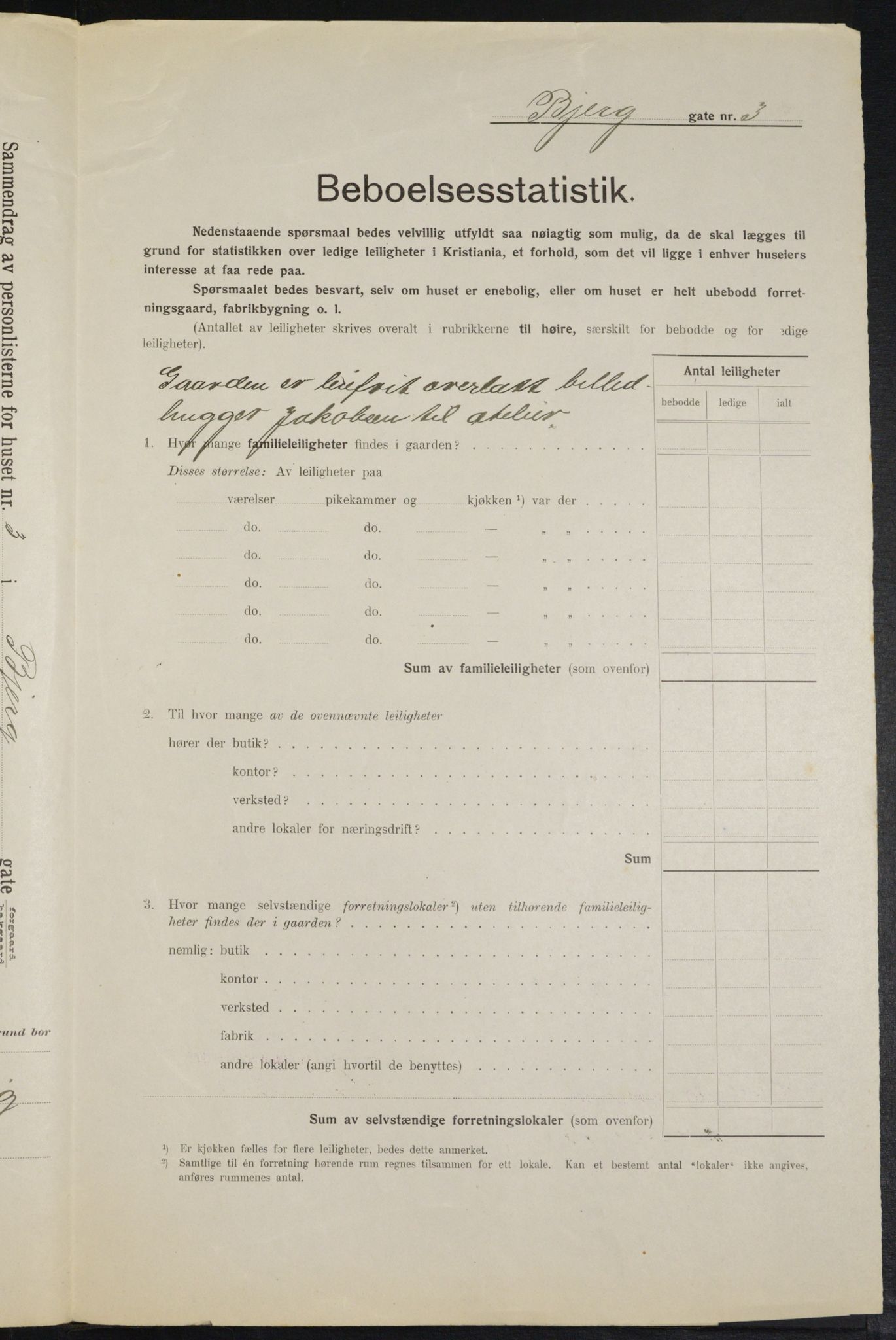 OBA, Kommunal folketelling 1.2.1914 for Kristiania, 1914, s. 5472