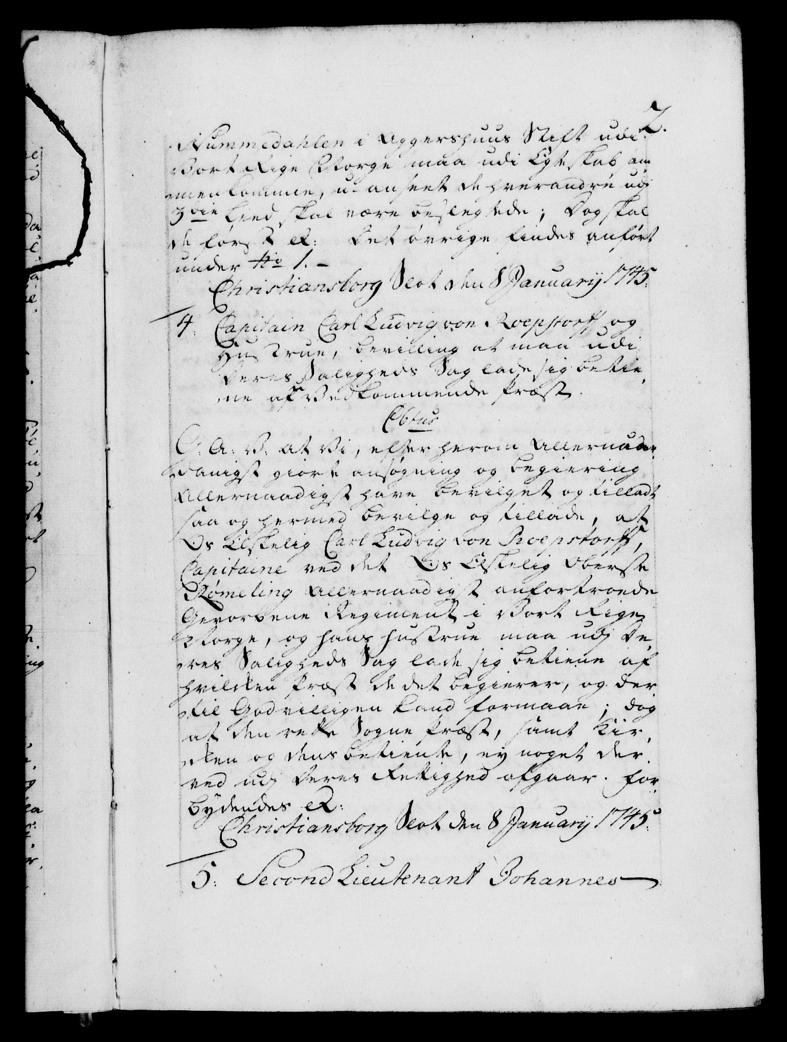 Danske Kanselli 1572-1799, AV/RA-EA-3023/F/Fc/Fca/Fcaa/L0034: Norske registre, 1745-1746, s. 2a