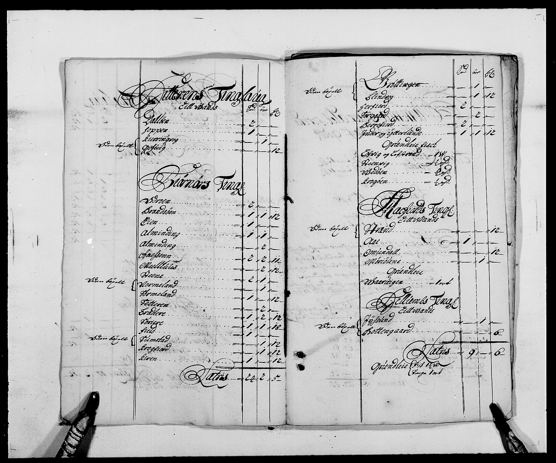 Rentekammeret inntil 1814, Reviderte regnskaper, Fogderegnskap, RA/EA-4092/R57/L3848: Fogderegnskap Fosen, 1690-1691, s. 161