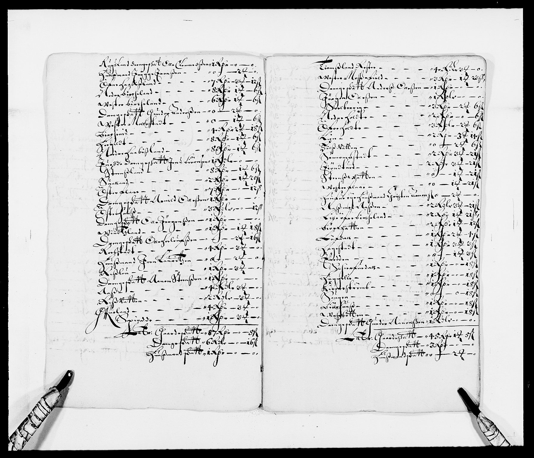 Rentekammeret inntil 1814, Reviderte regnskaper, Fogderegnskap, RA/EA-4092/R39/L2300: Fogderegnskap Nedenes, 1672-1674, s. 100