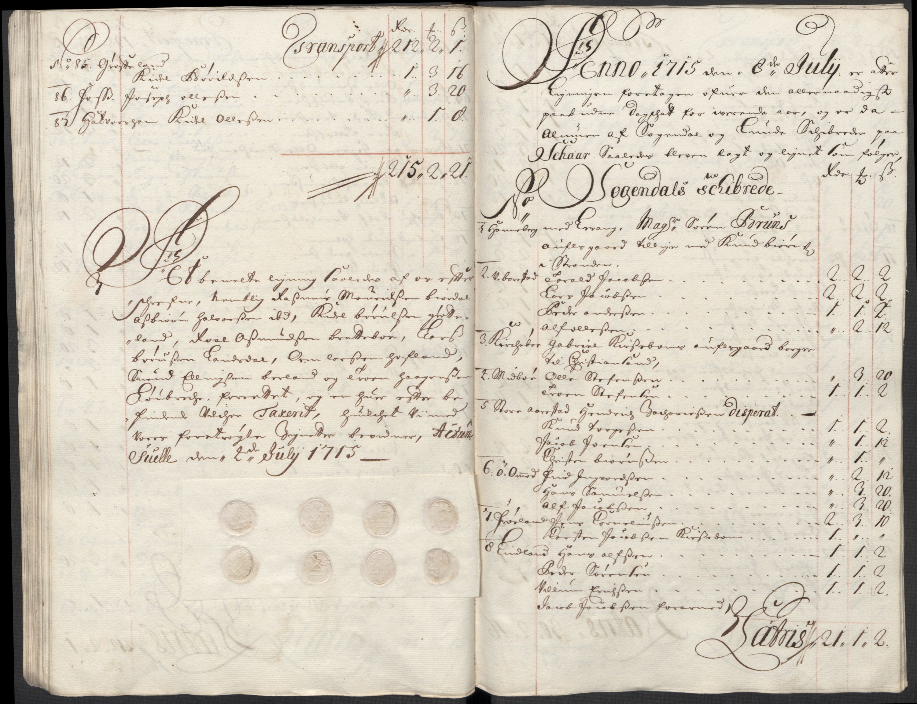 Rentekammeret inntil 1814, Reviderte regnskaper, Fogderegnskap, AV/RA-EA-4092/R46/L2740: Fogderegnskap Jæren og Dalane, 1715-1716, s. 94