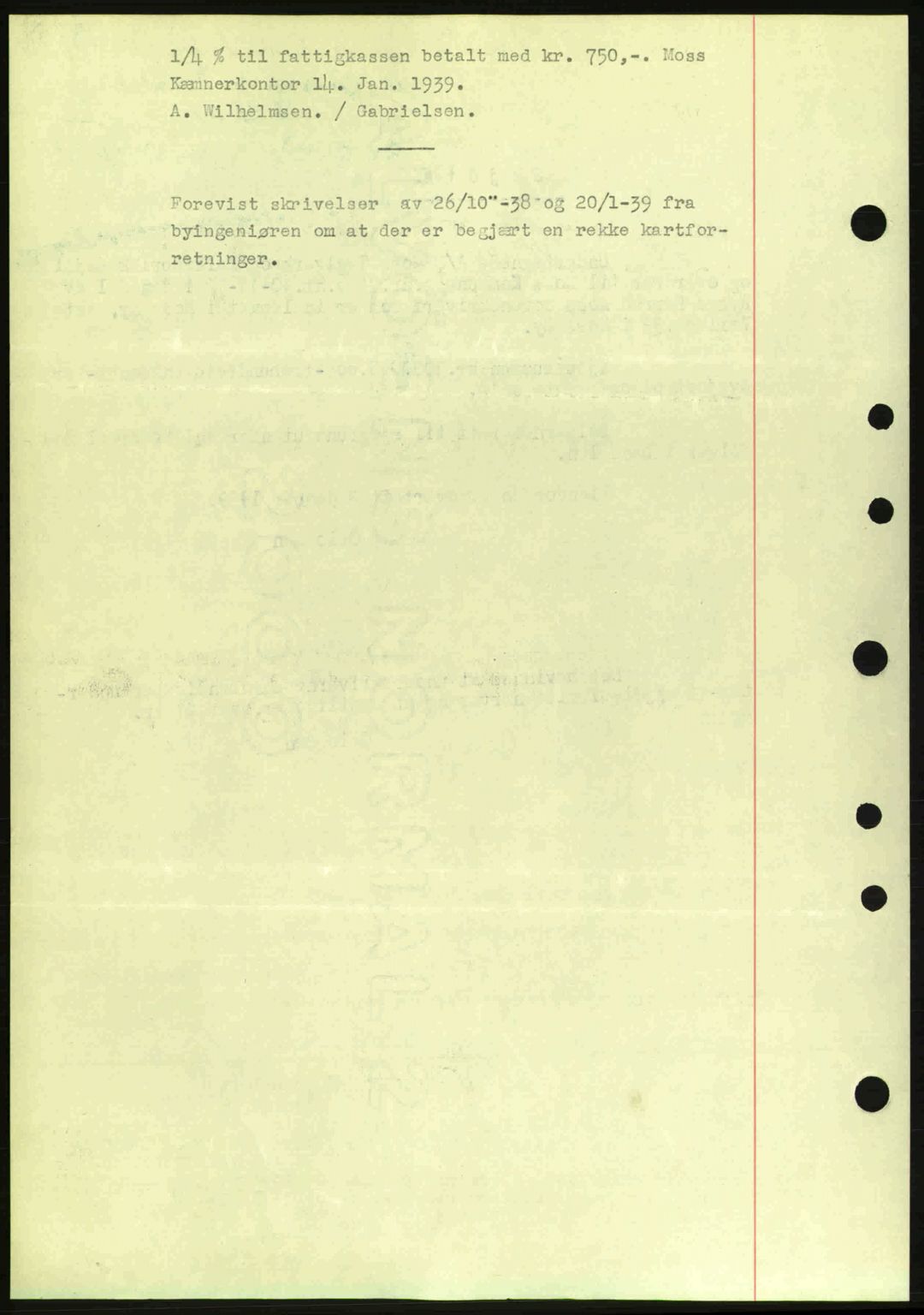 Moss sorenskriveri, SAO/A-10168: Pantebok nr. A5, 1938-1939, Dagboknr: 219/1939