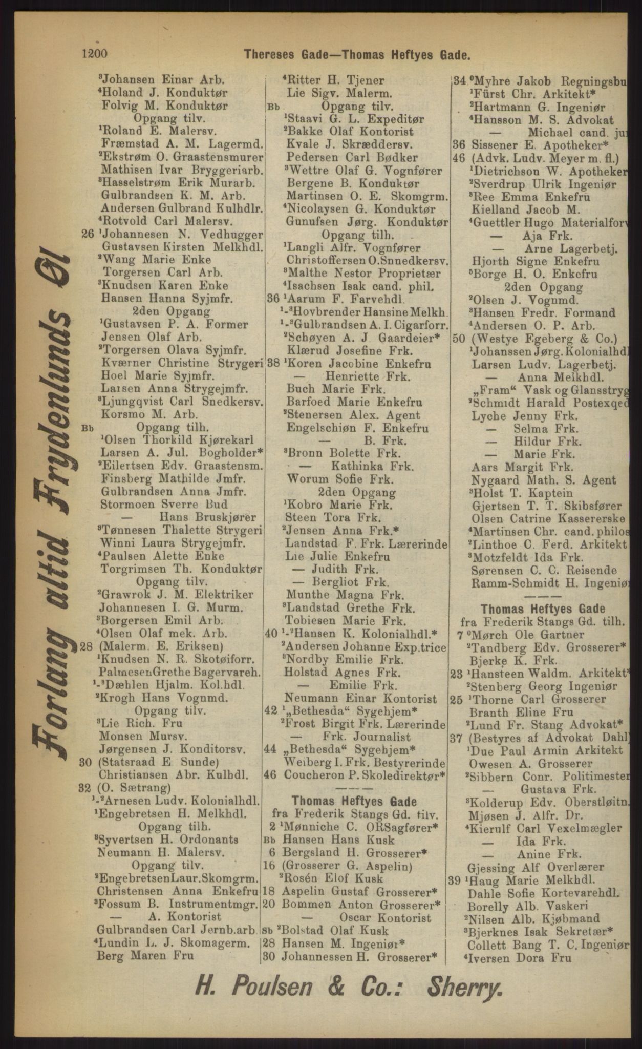 Kristiania/Oslo adressebok, PUBL/-, 1903, s. 1200