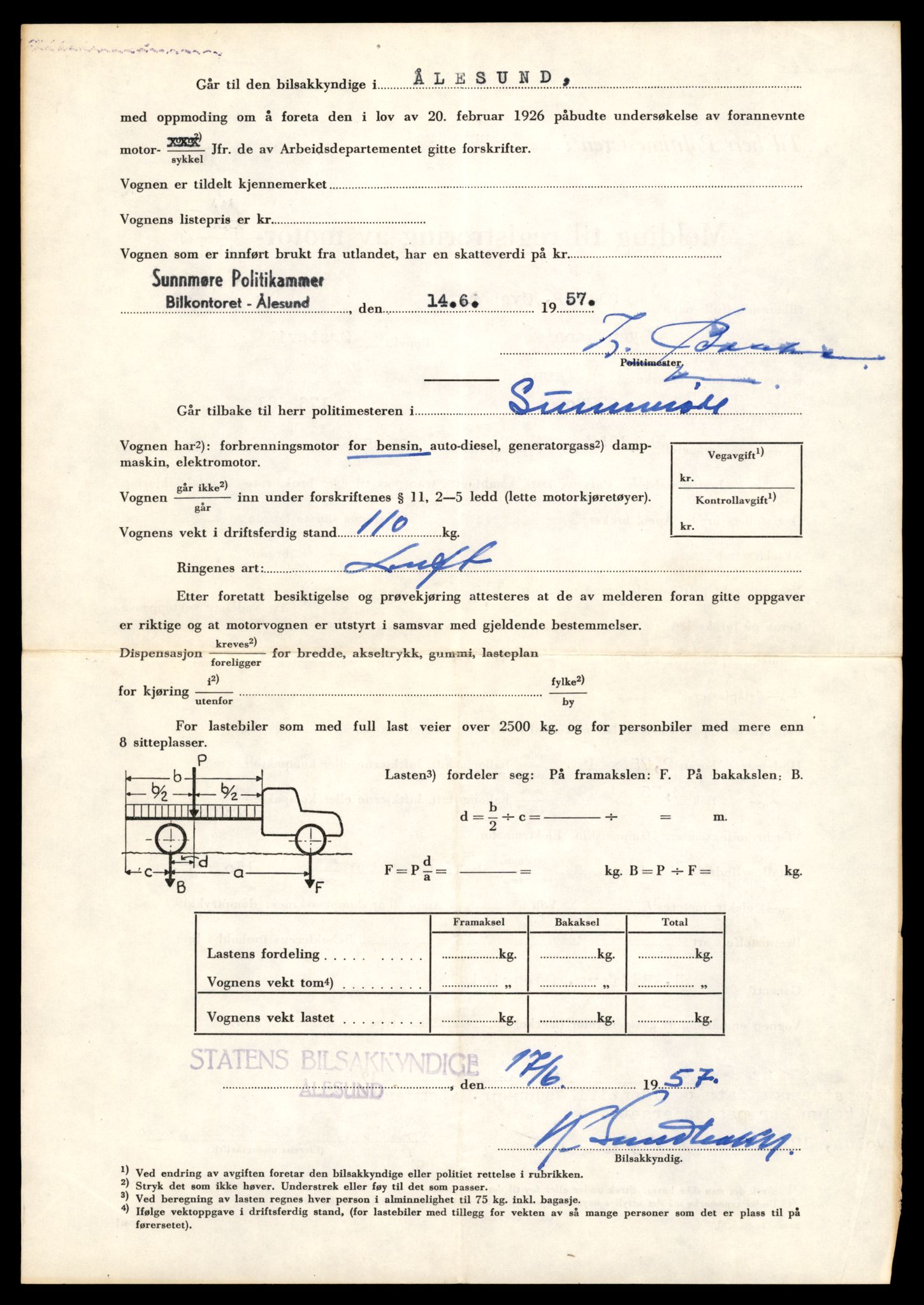 Møre og Romsdal vegkontor - Ålesund trafikkstasjon, AV/SAT-A-4099/F/Fe/L0040: Registreringskort for kjøretøy T 13531 - T 13709, 1927-1998, s. 1806