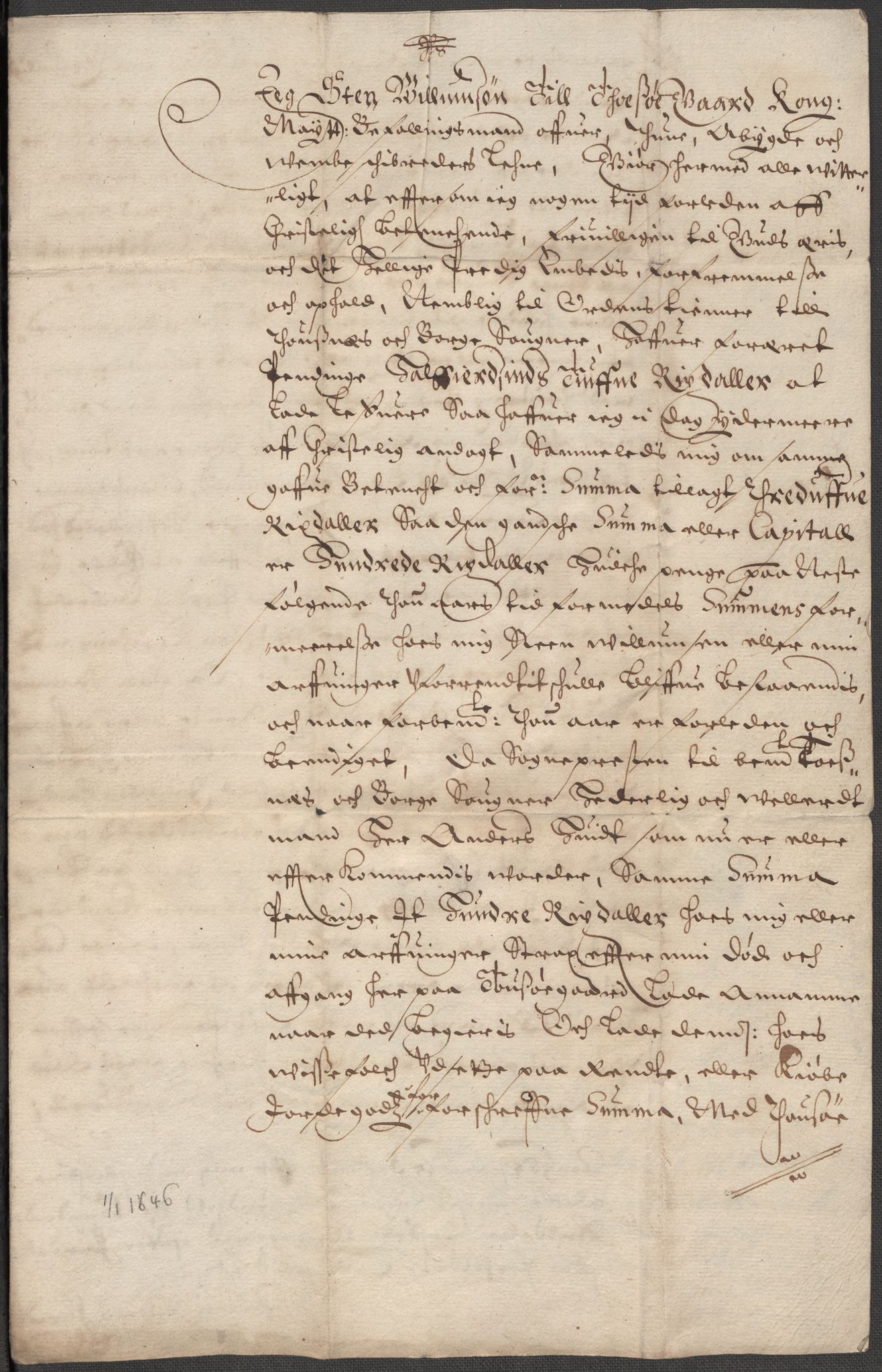 Riksarkivets diplomsamling, AV/RA-EA-5965/F15/L0001: Prestearkiv - Østfold, 1571-1795, s. 65