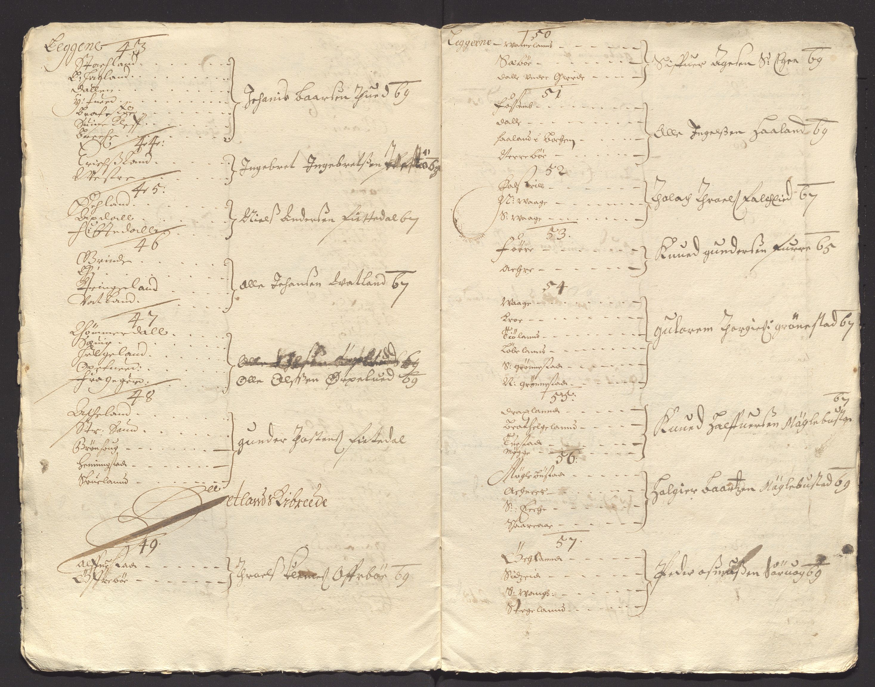 Stavanger len, AV/SAST-A-101870/Ob/L0042: Diverse, 1665-1670, s. 7