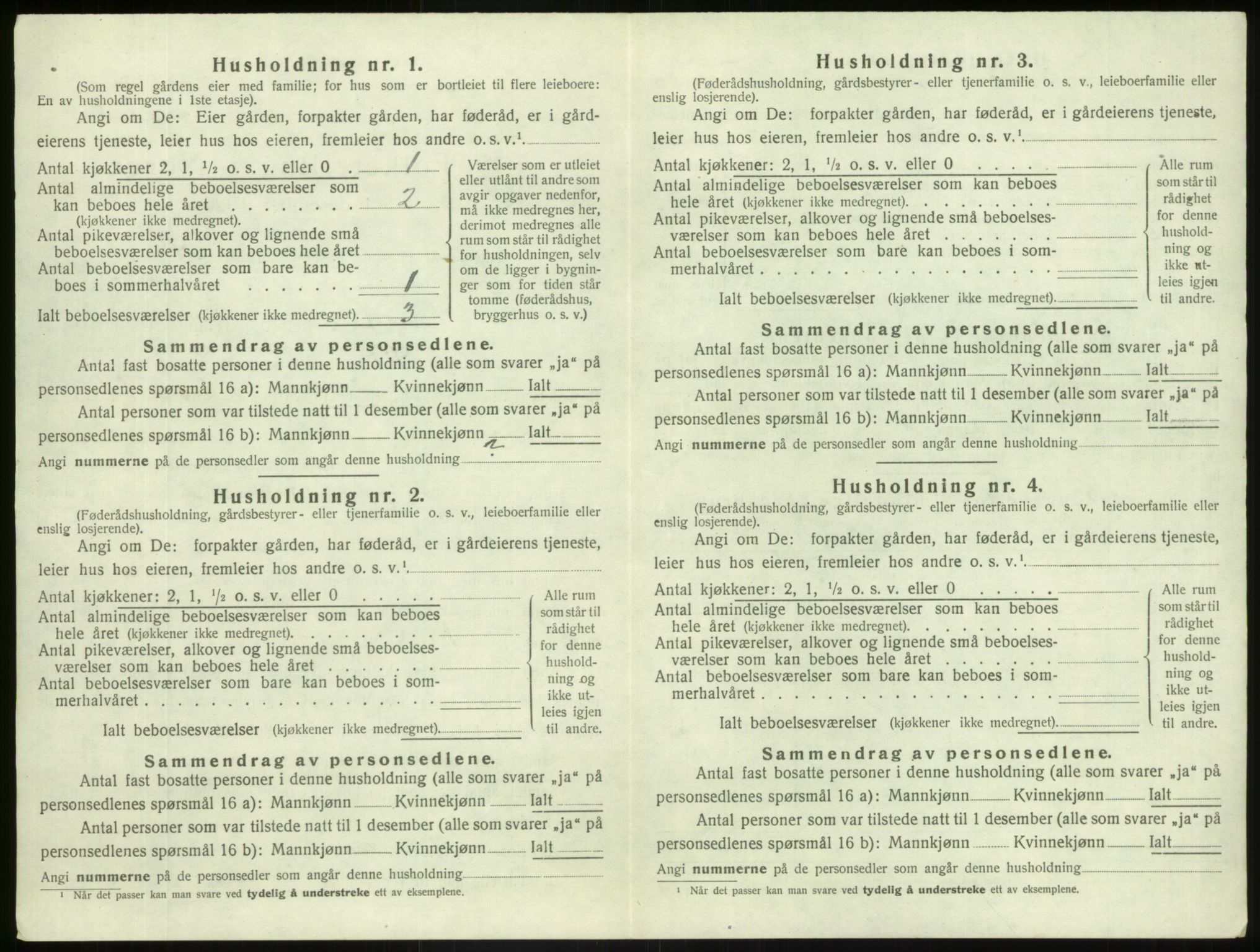 SAB, Folketelling 1920 for 1426 Luster herred, 1920, s. 816