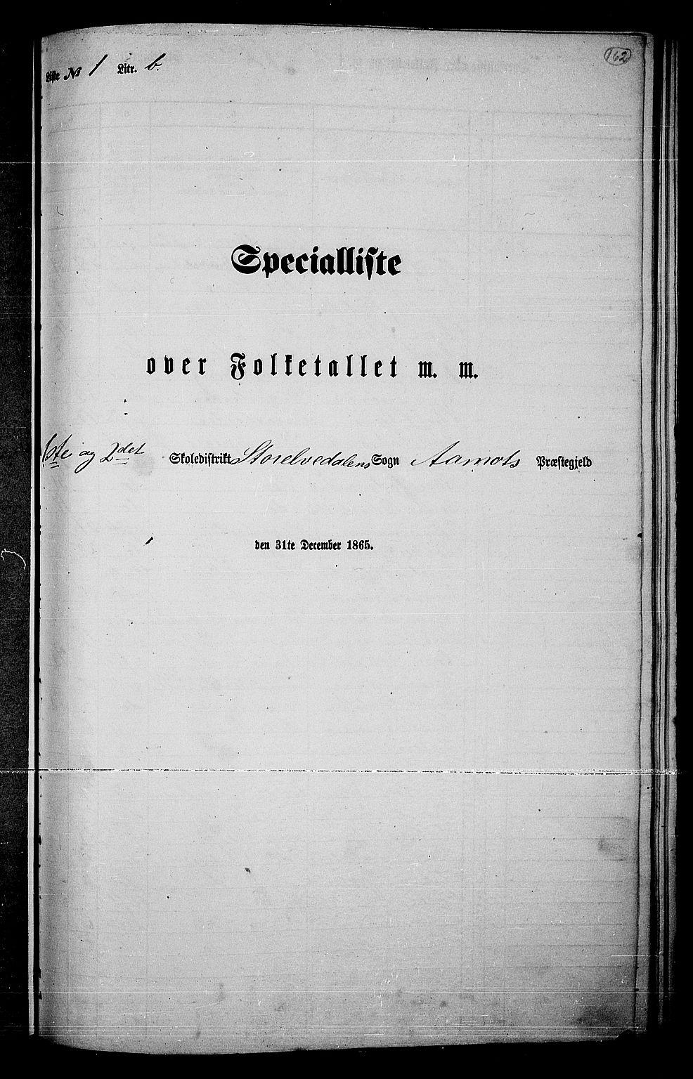 RA, Folketelling 1865 for 0429P Åmot prestegjeld, 1865, s. 141