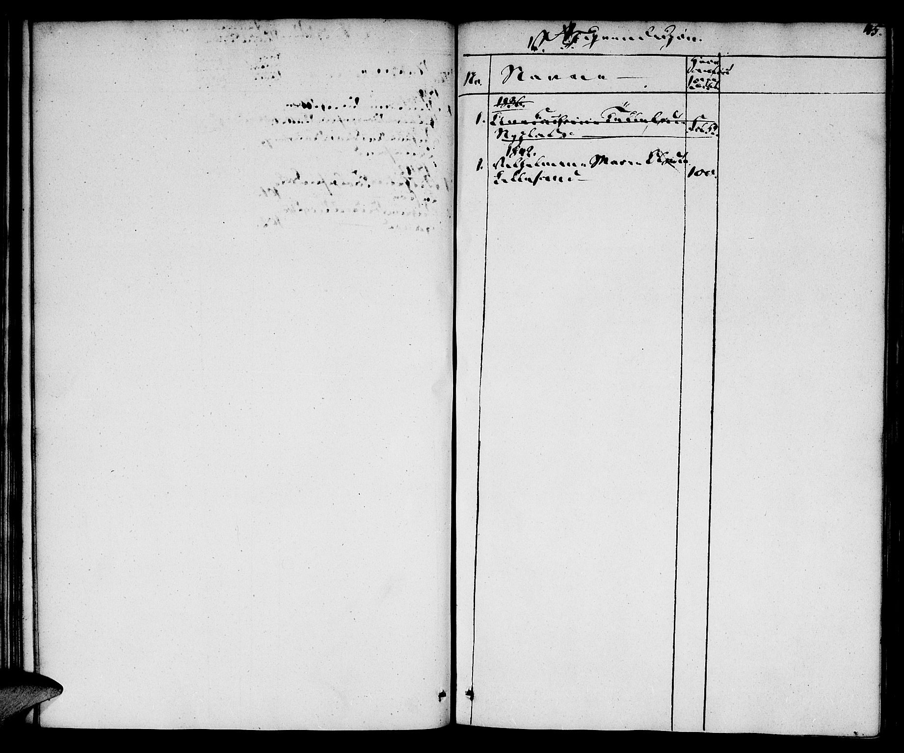Vestre Moland sokneprestkontor, SAK/1111-0046/F/Fa/Fab/L0004: Ministerialbok nr. A 4, 1835-1843, s. 45