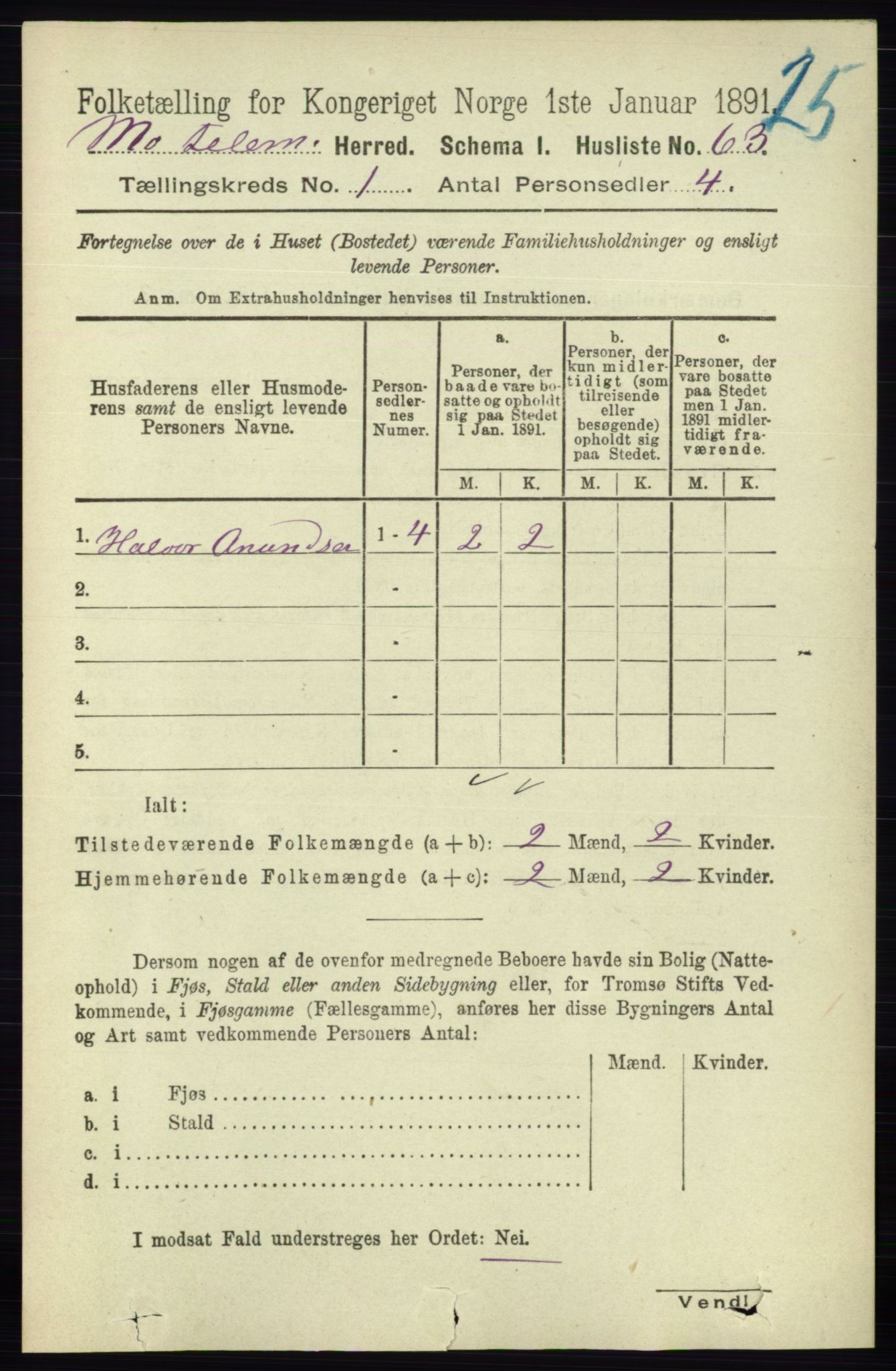 RA, Folketelling 1891 for 0832 Mo herred, 1891, s. 89