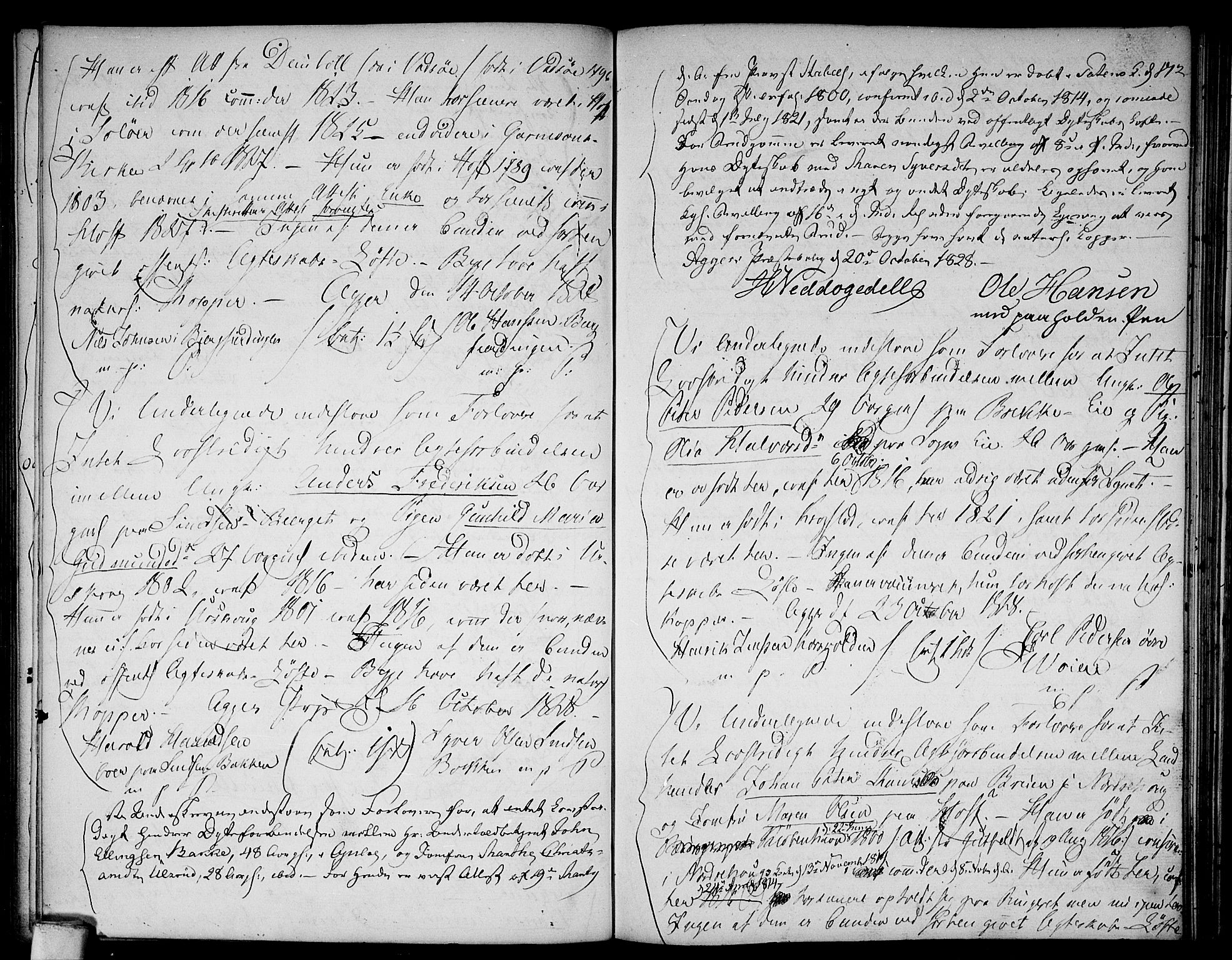 Aker prestekontor kirkebøker, AV/SAO-A-10861/L/L0004: Forlovererklæringer nr. 4, 1778-1831