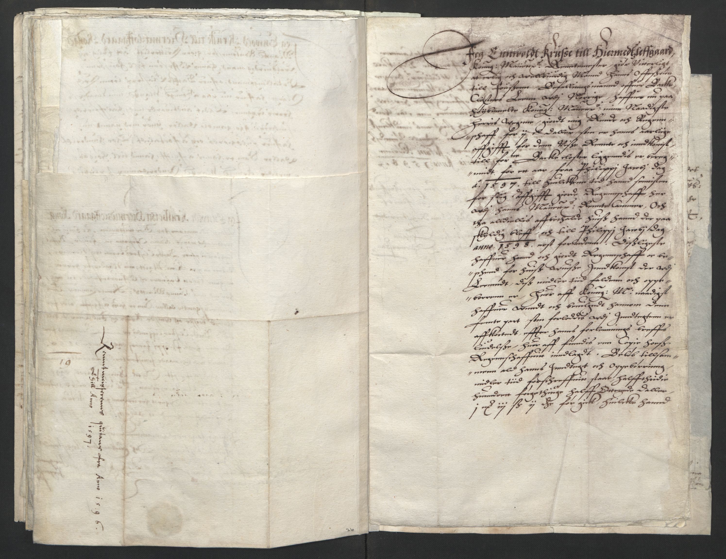 Rentekammeret inntil 1814, Reviderte regnskaper, Lensregnskaper, AV/RA-EA-5023/R/Rb/Rby/L0001: Reins kloster len; Bakke kloster len, 1564-1652