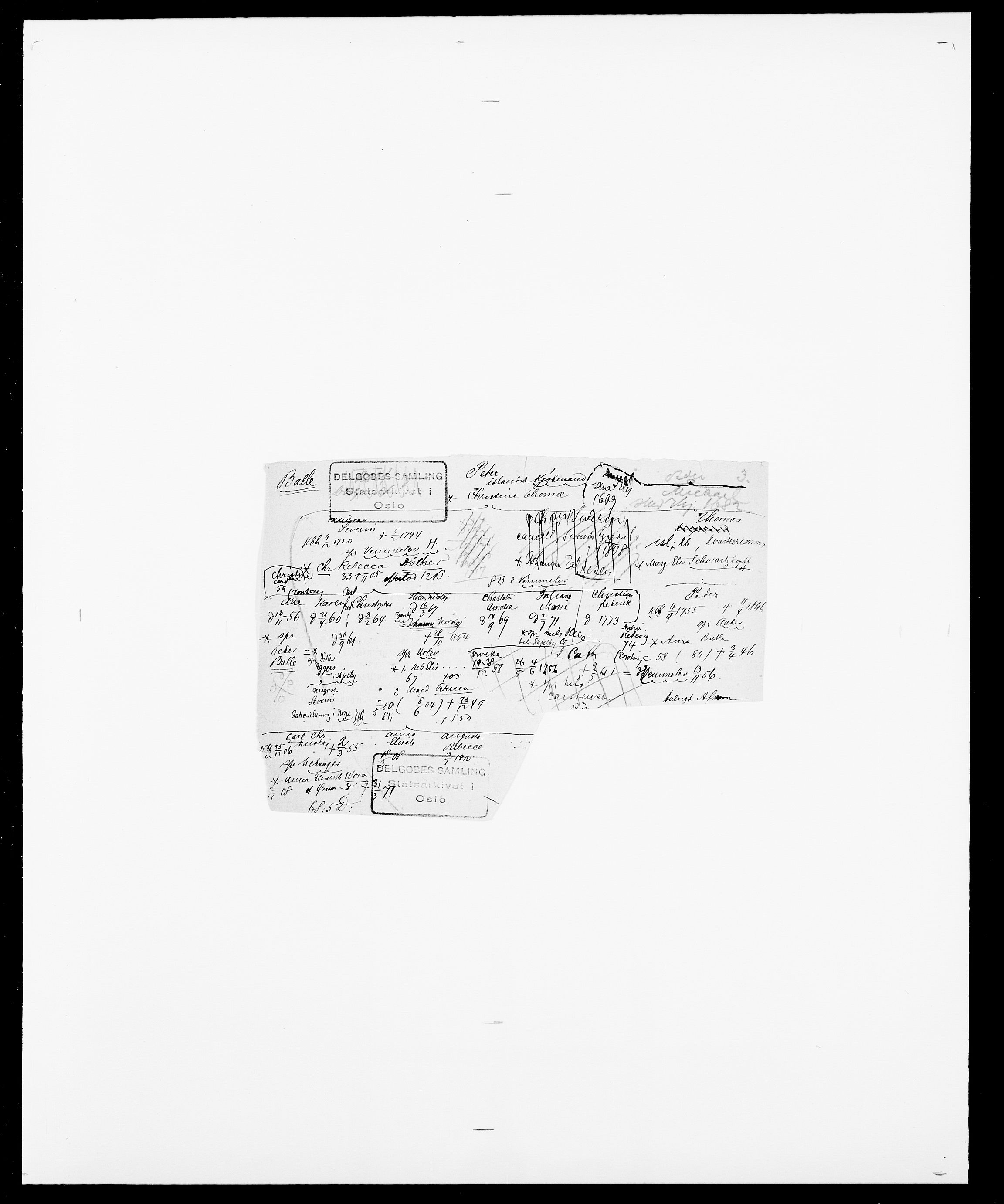 Delgobe, Charles Antoine - samling, AV/SAO-PAO-0038/D/Da/L0003: Barca - Bergen, s. 184