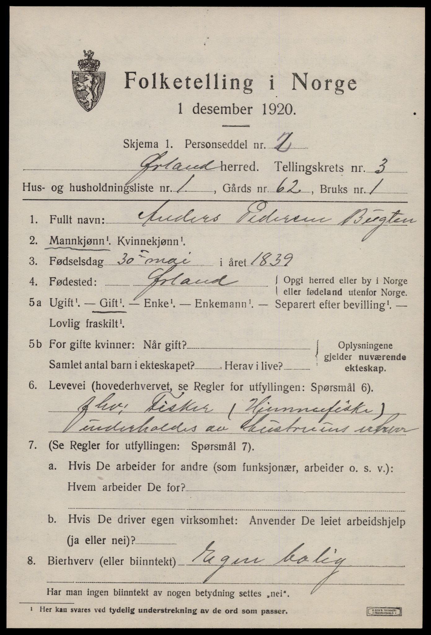 SAT, Folketelling 1920 for 1621 Ørland herred, 1920, s. 2475