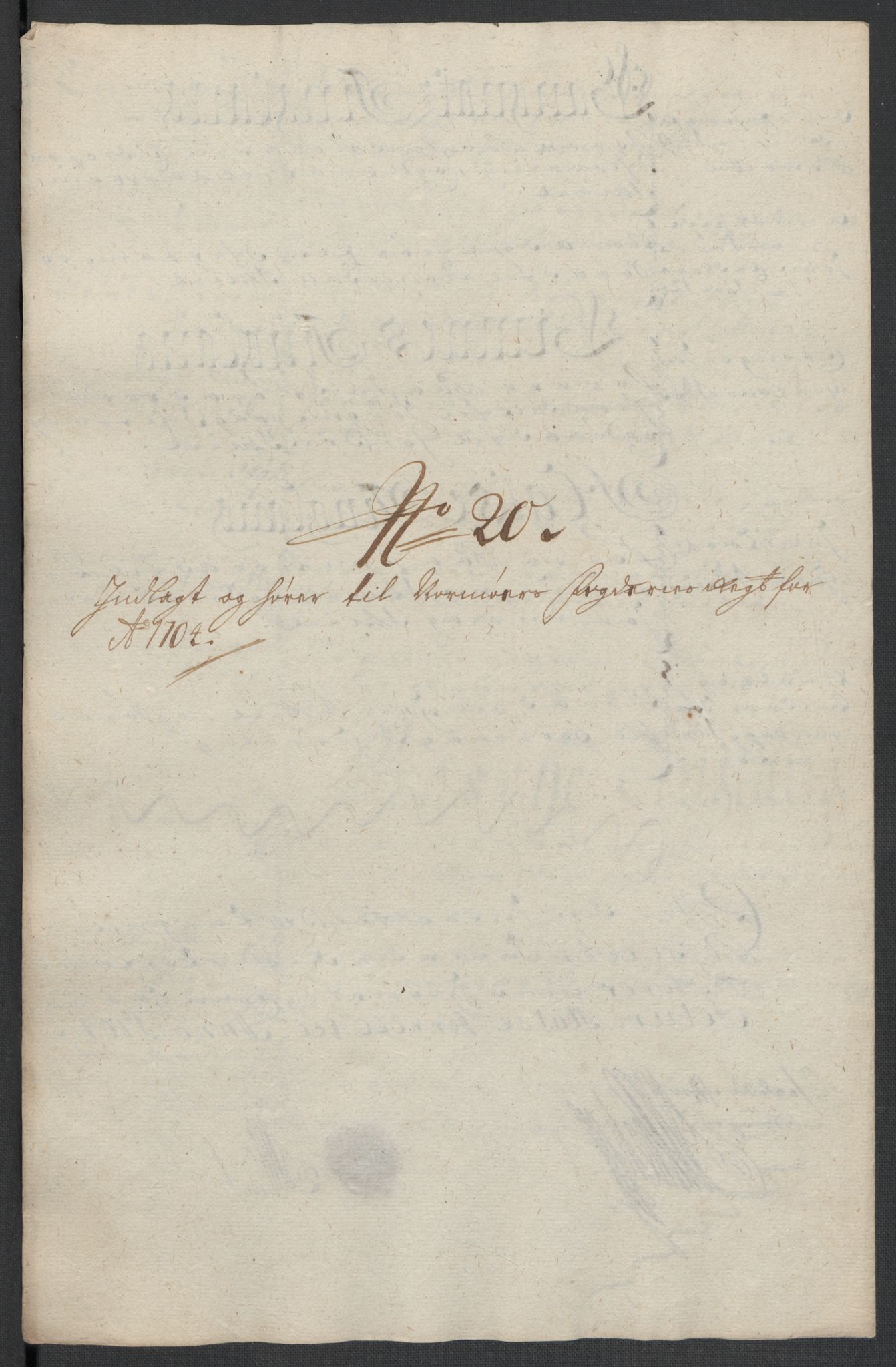 Rentekammeret inntil 1814, Reviderte regnskaper, Fogderegnskap, RA/EA-4092/R56/L3740: Fogderegnskap Nordmøre, 1703-1704, s. 334