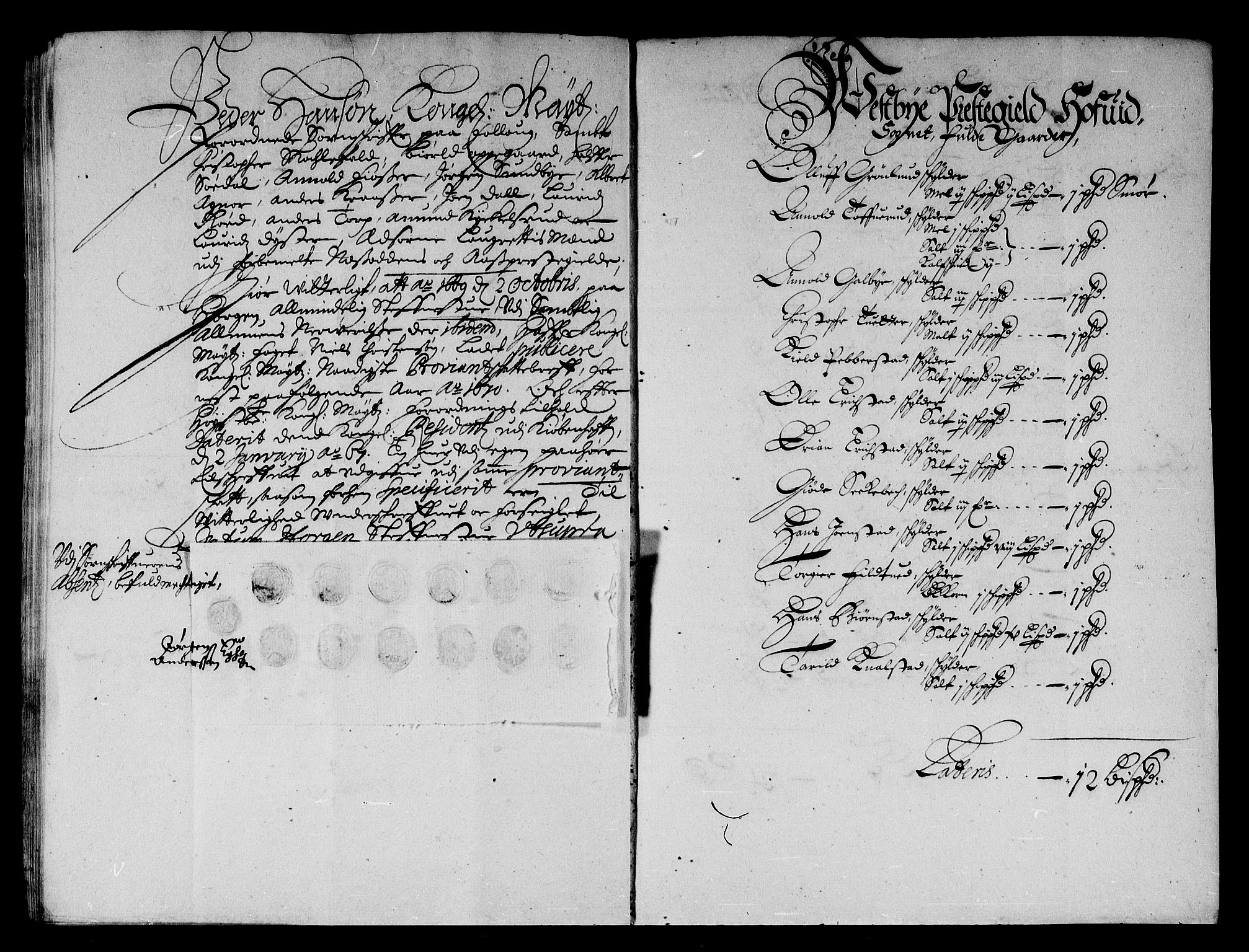 Rentekammeret inntil 1814, Reviderte regnskaper, Stiftamtstueregnskaper, Landkommissariatet på Akershus og Akershus stiftamt, AV/RA-EA-5869/R/Rb/L0057: Akershus stiftamt, 1669